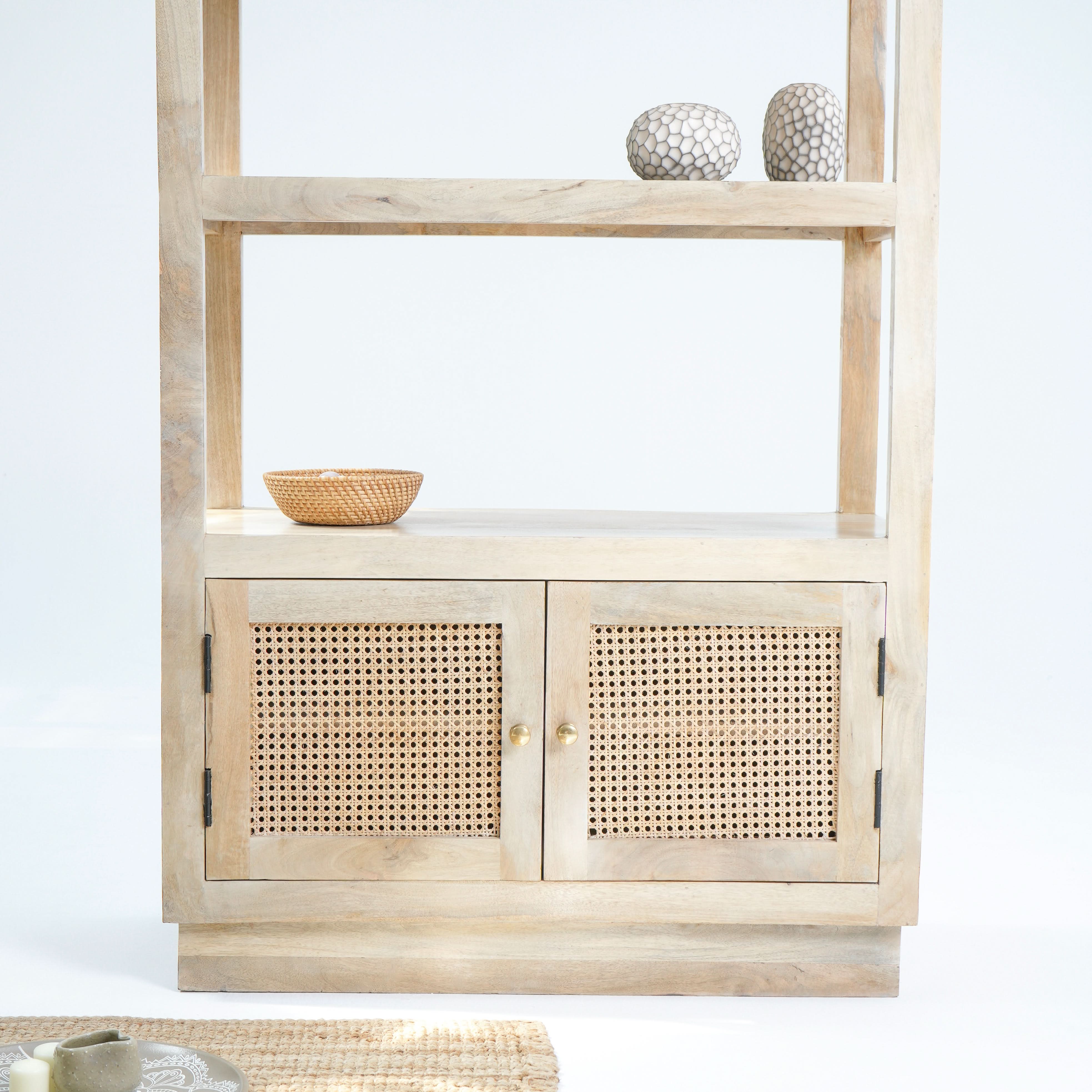 CANOVIA CANE FTD TWO DOOR BOOKSHELF - Art and craft furniture