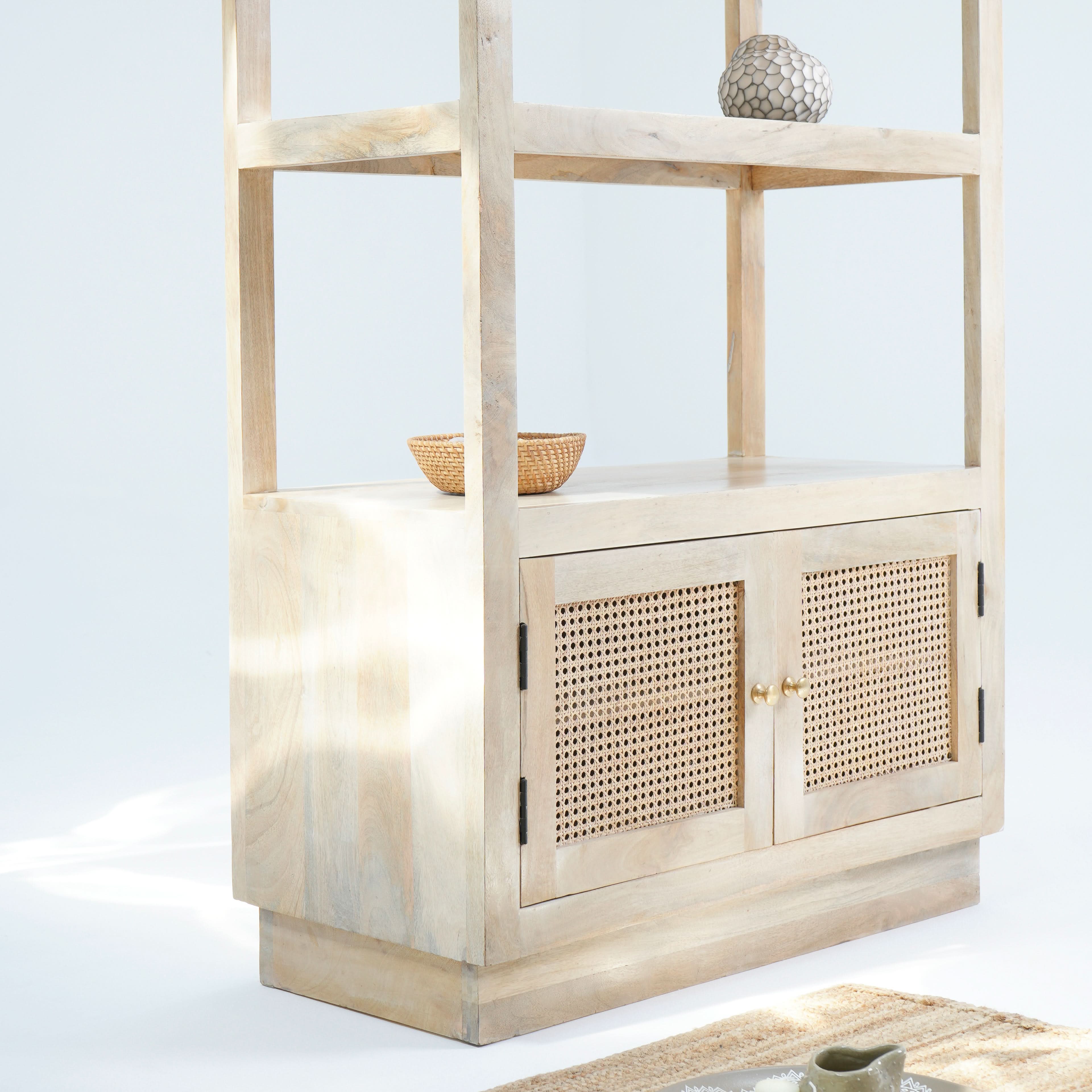 CANOVIA CANE FTD TWO DOOR BOOKSHELF - Art and craft furniture