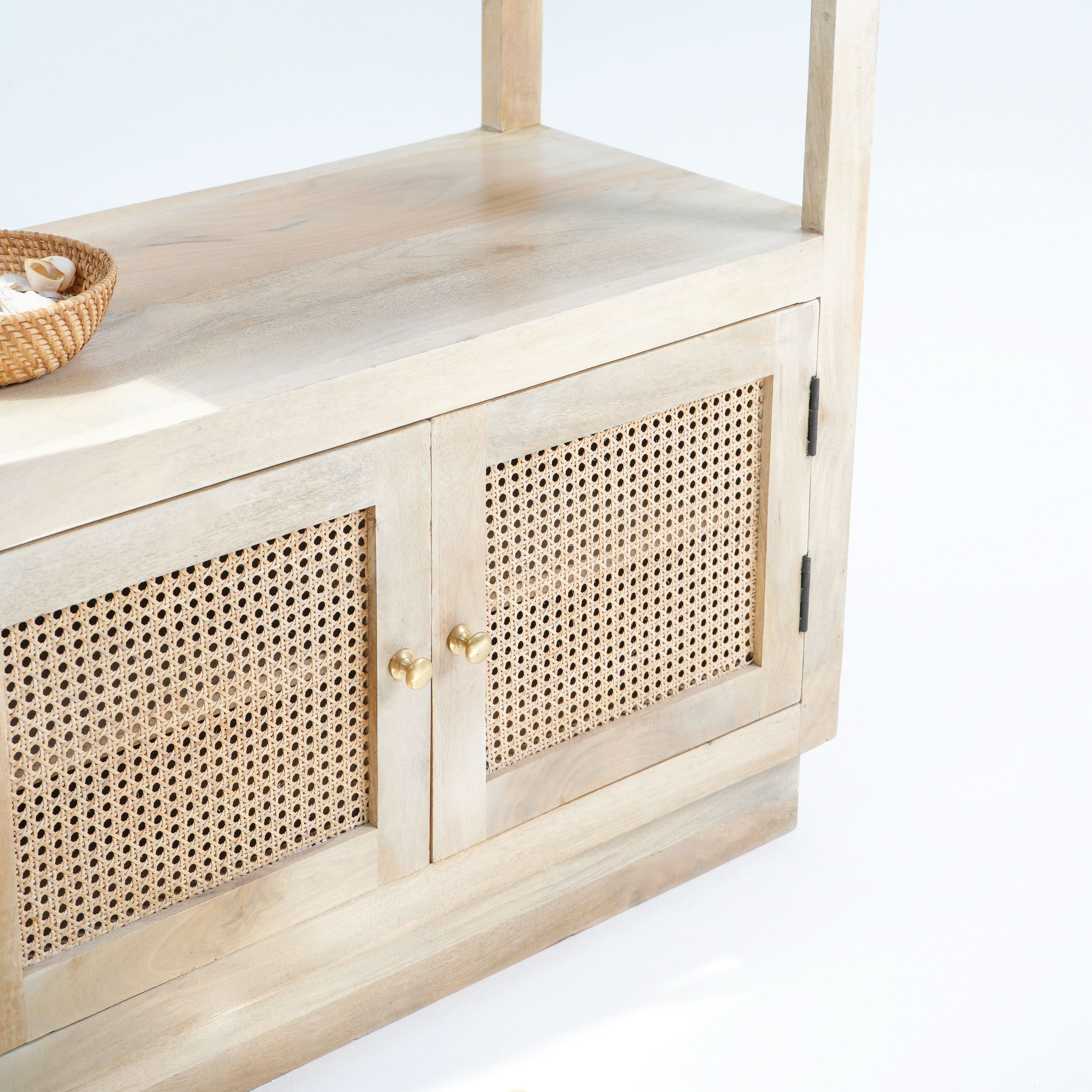 CANOVIA CANE FTD TWO DOOR BOOKSHELF - Art and craft furniture