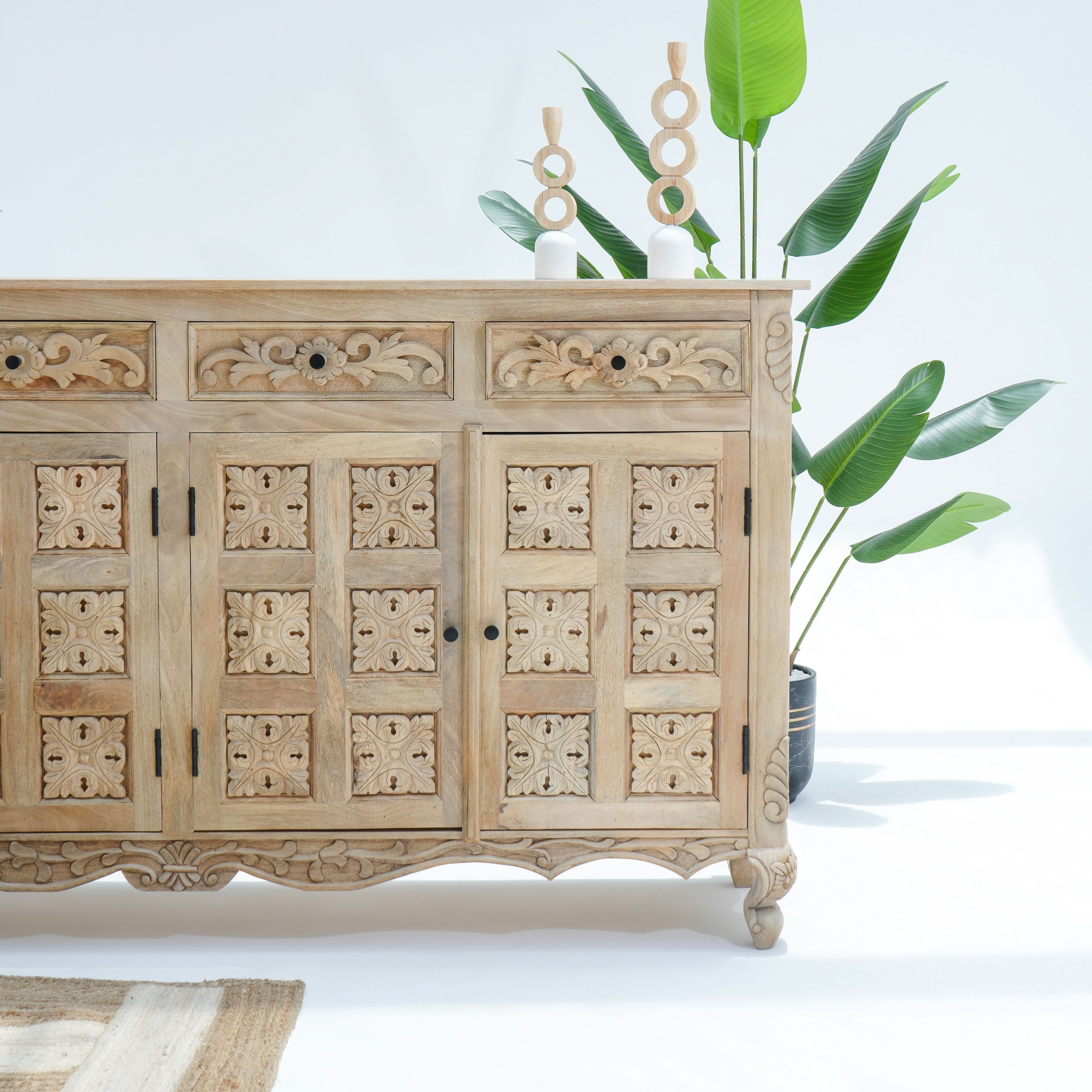 ALICE FOUR DOOR FOUR DRAWER SIDEBOARD - Art and craft furniture