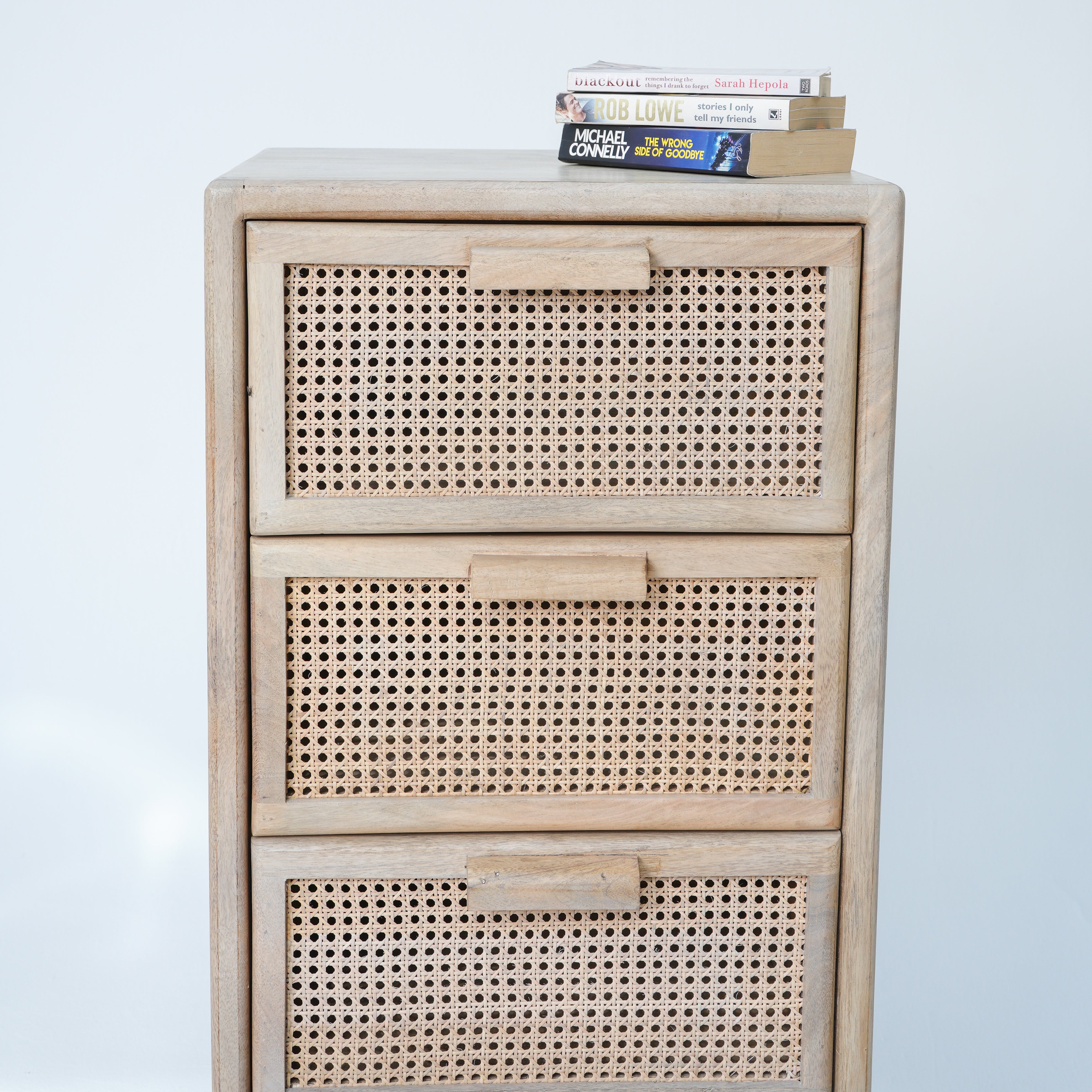 Sunshine Coast four drawer cane drawchest