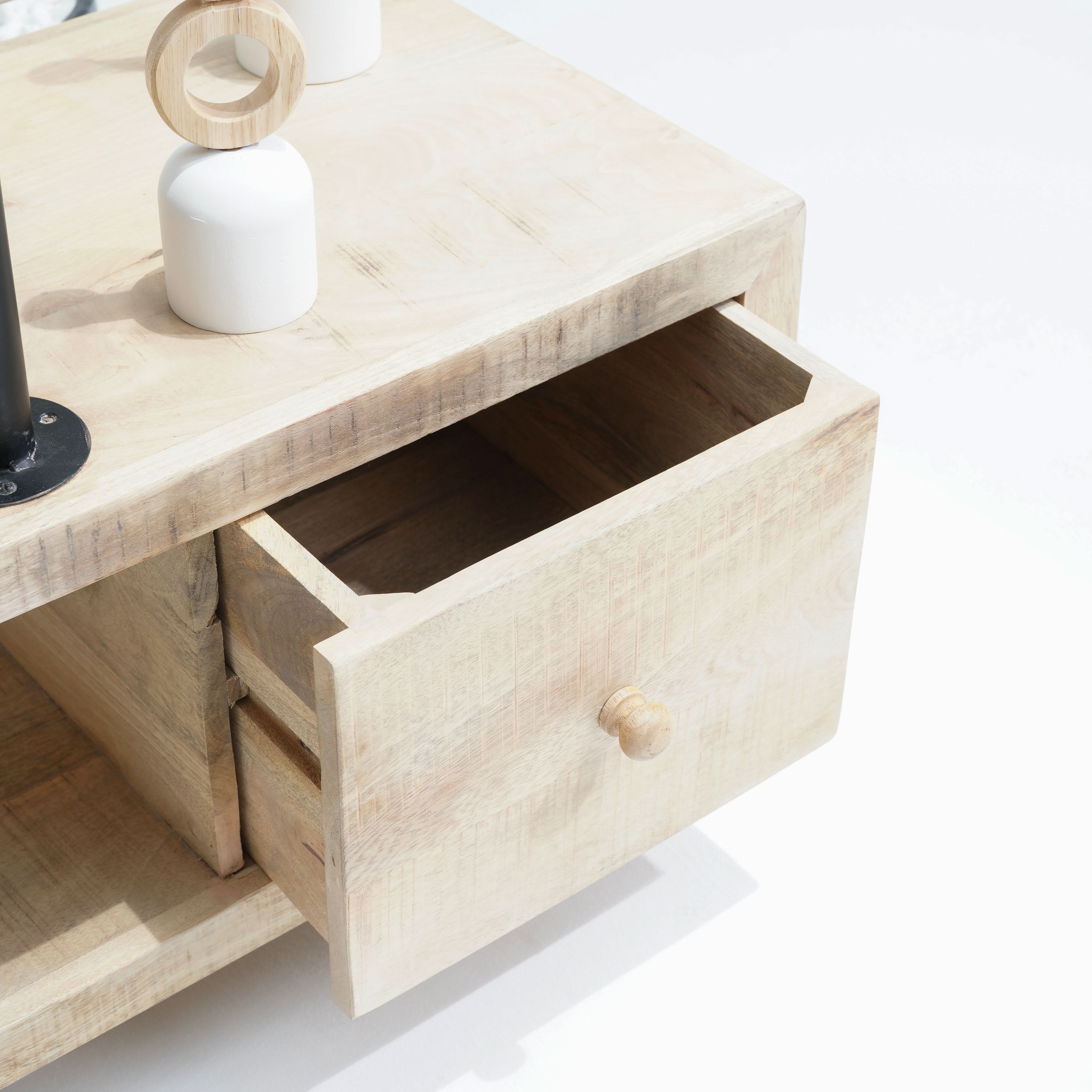 NEW-BERN Z SHAPE TV STAND - Art and craft furniture