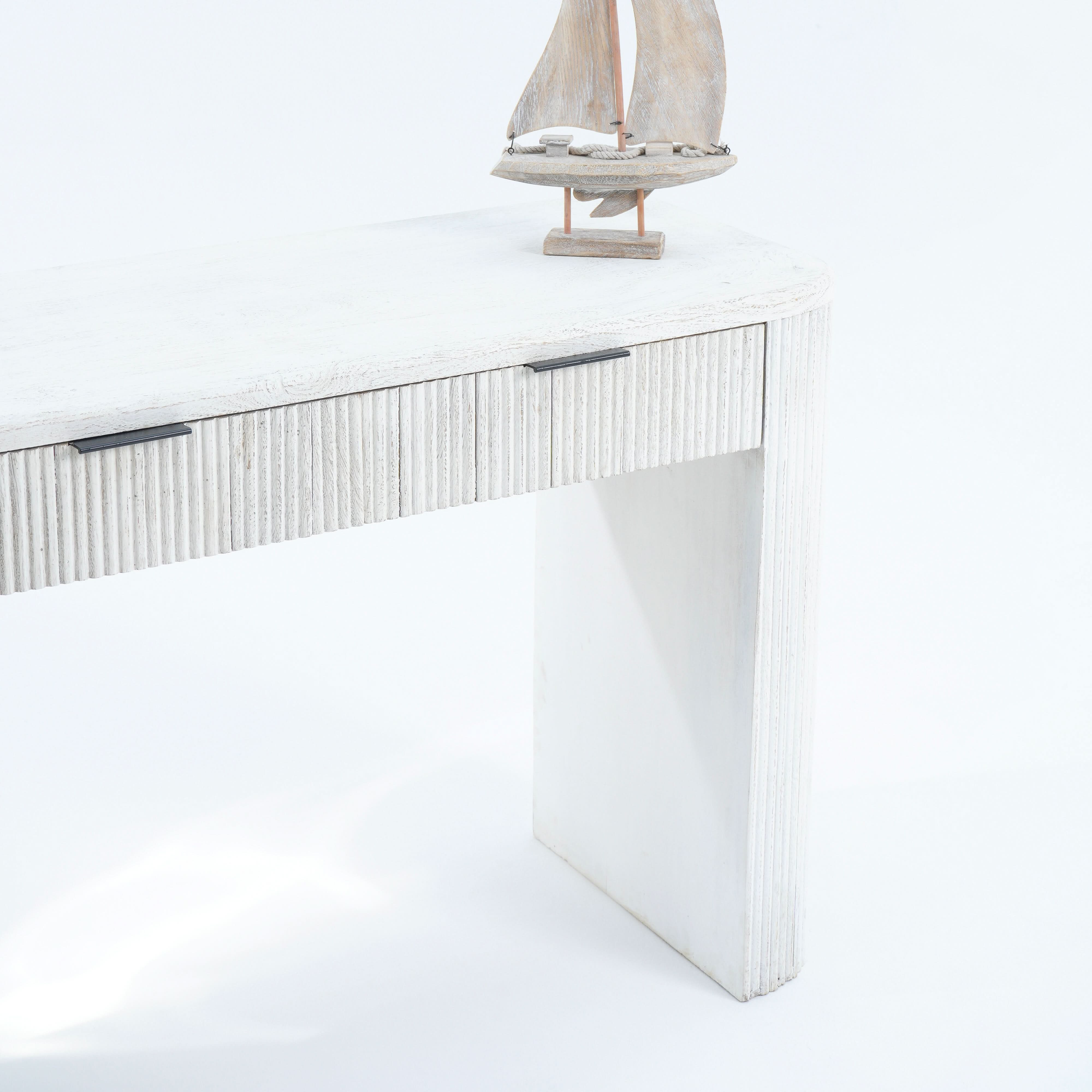 The Sahara Serenity Three-Drawer Console - Art and craft furniture