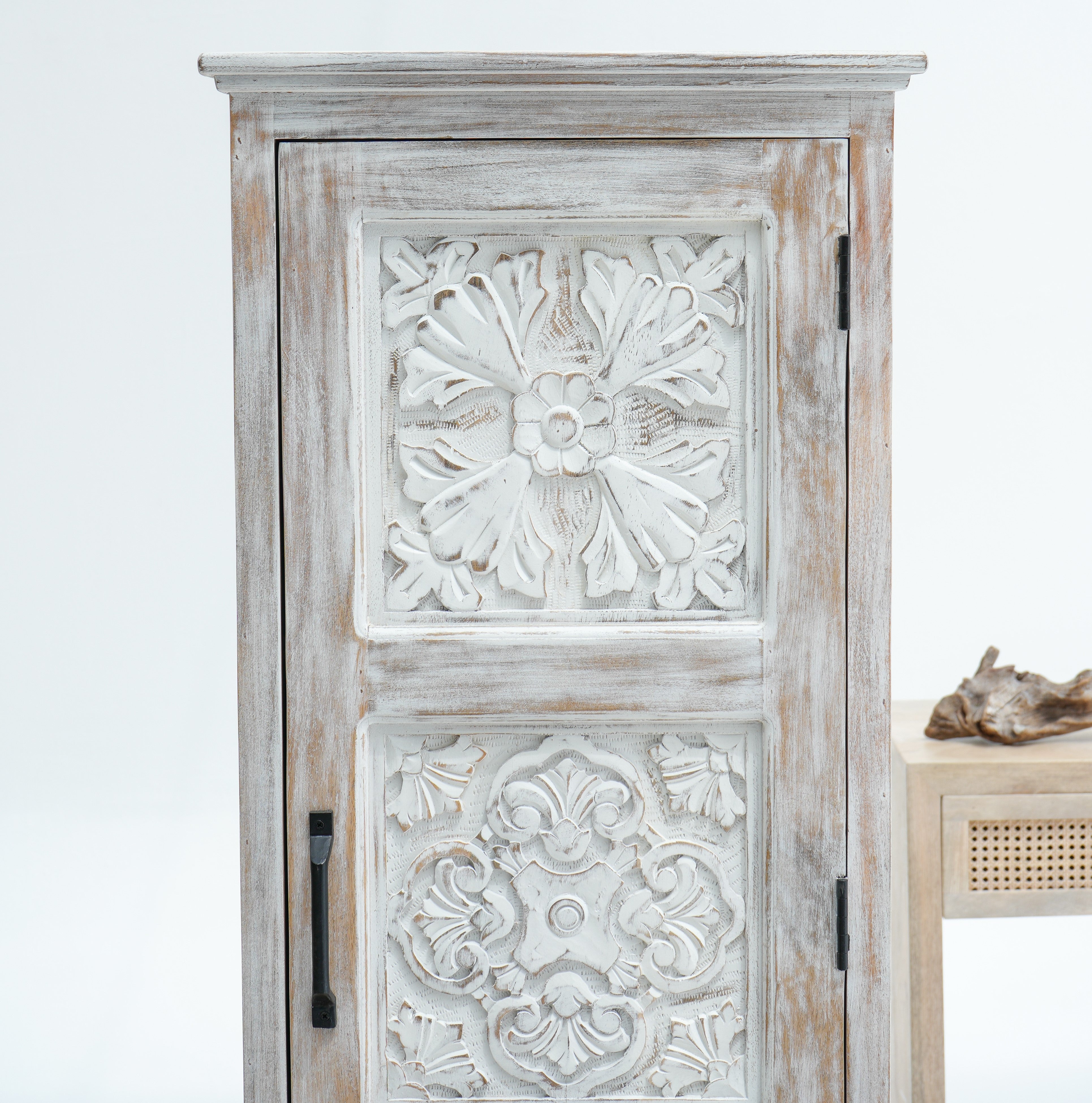 CAIRO CLASSIC ONE DOOR WOODEN CABINET - Art and craft furniture