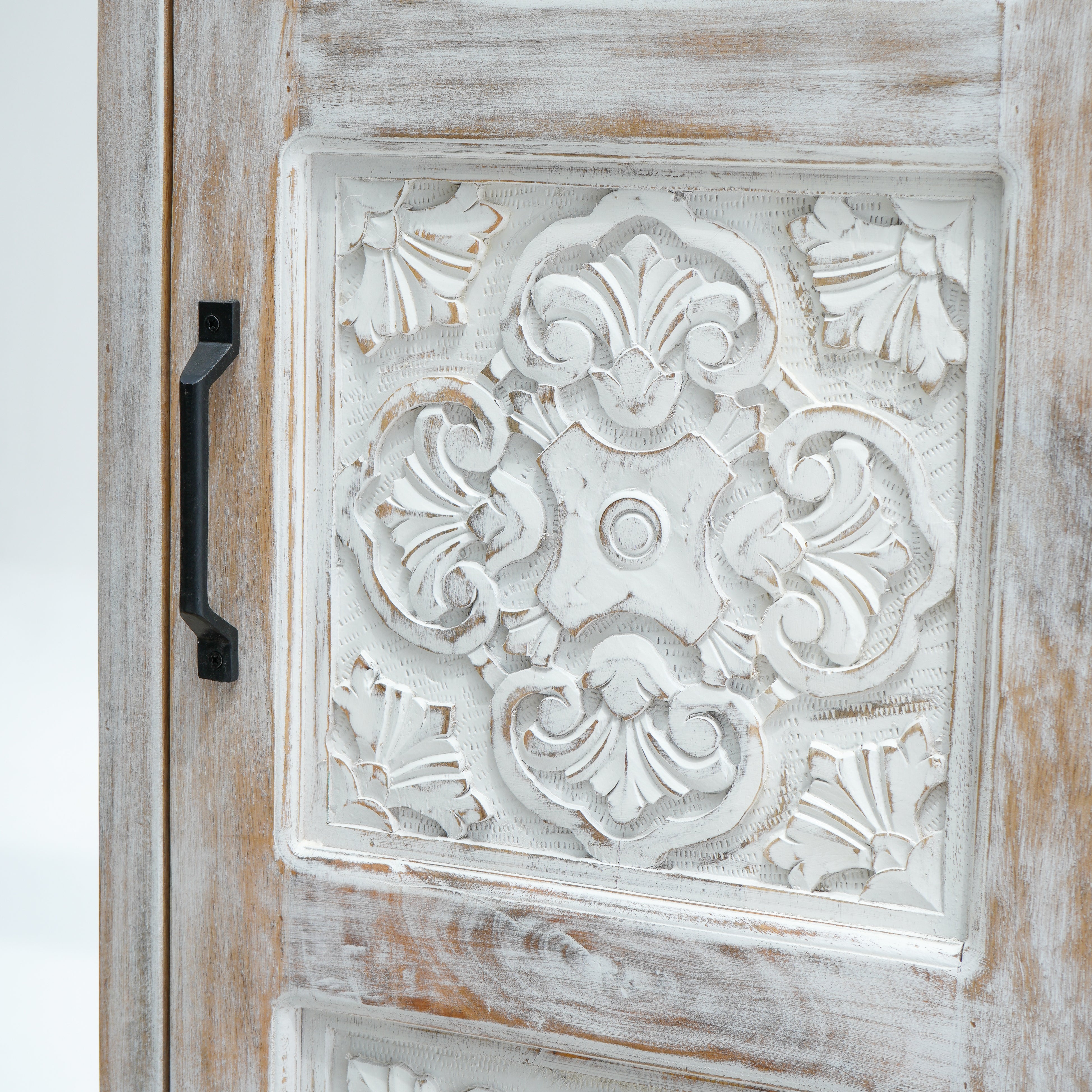 CAIRO CLASSIC ONE DOOR WOODEN CABINET - Art and craft furniture