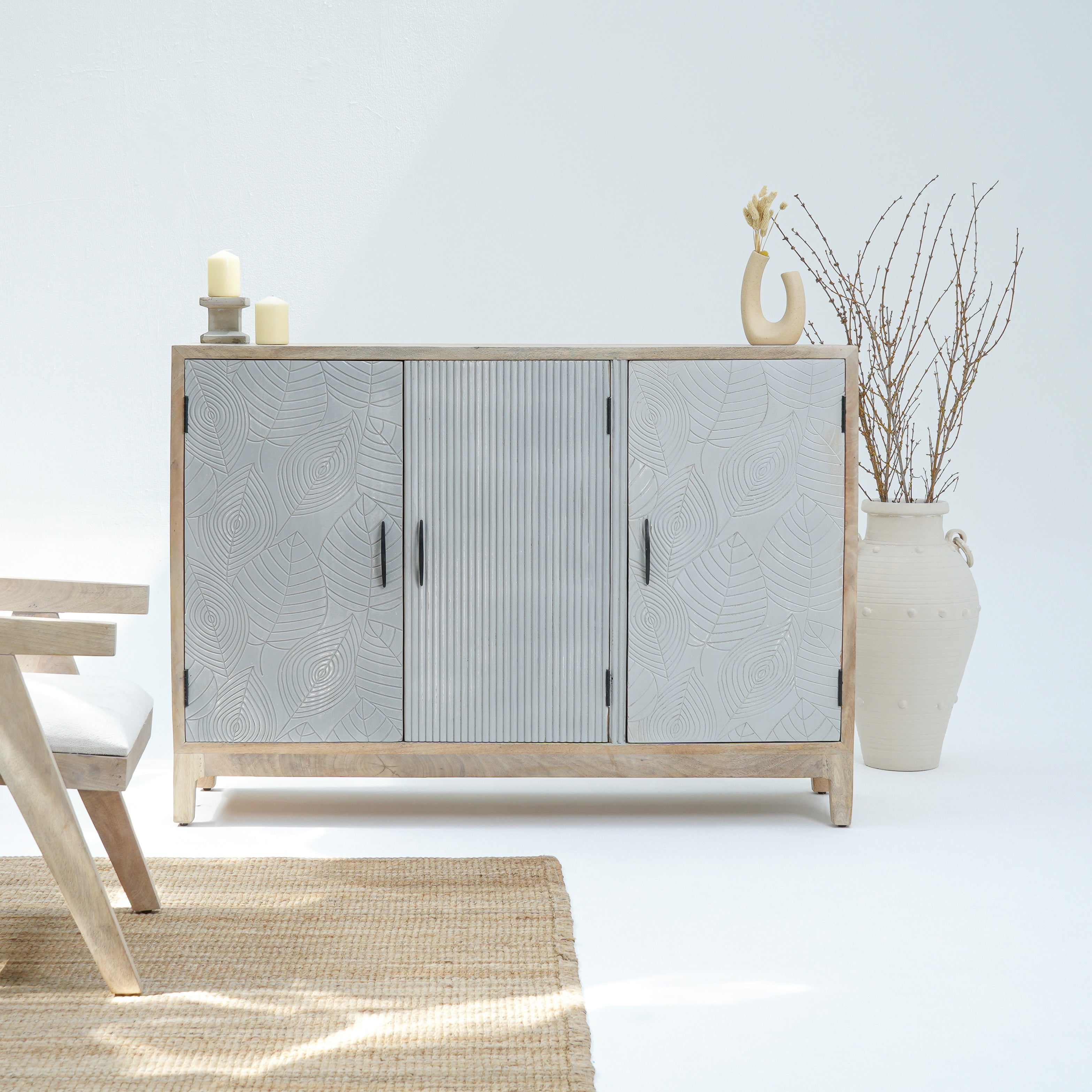 Blossora three door sideboard
