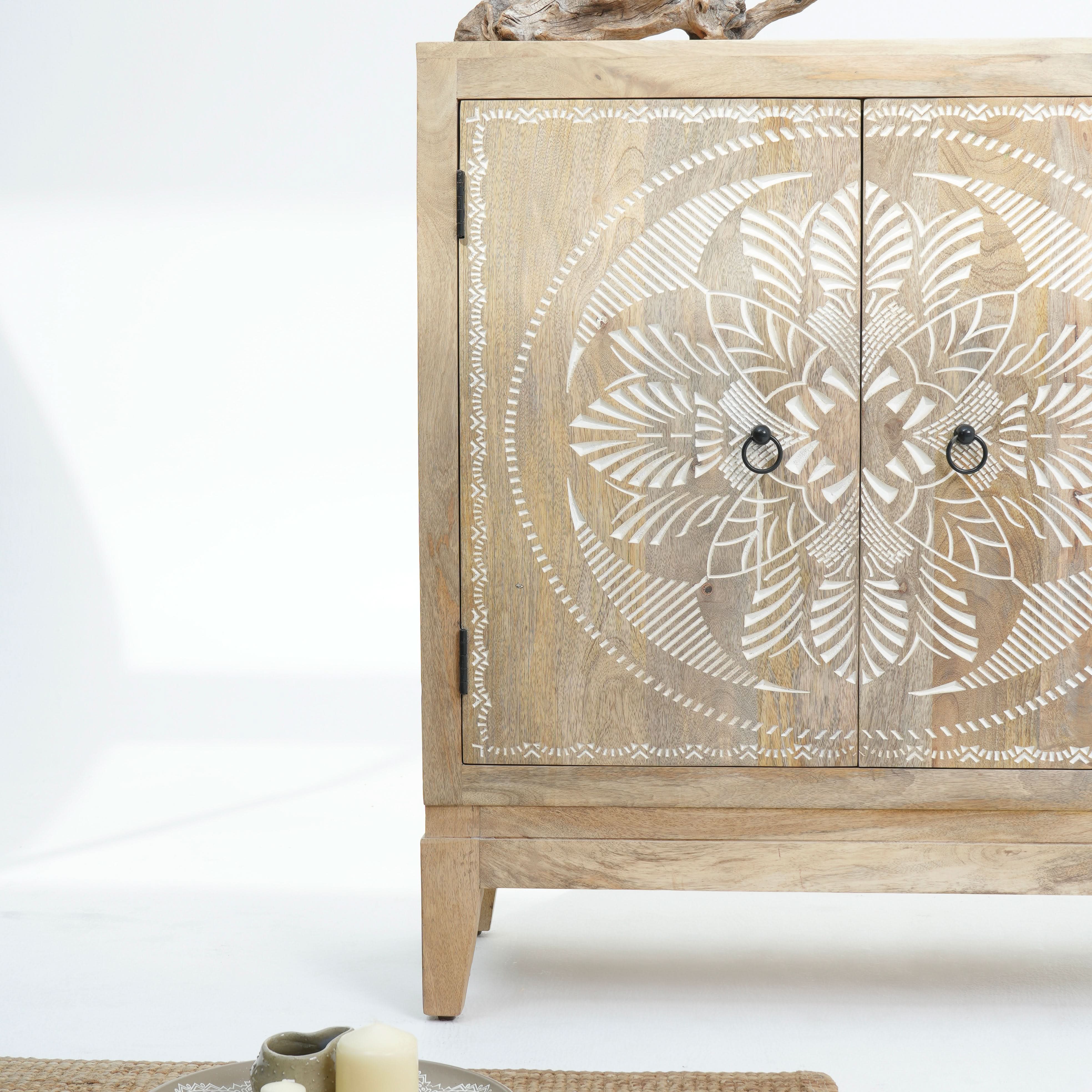 REFLECTIONS CARVED SIDEBOARD - Art and craft furniture