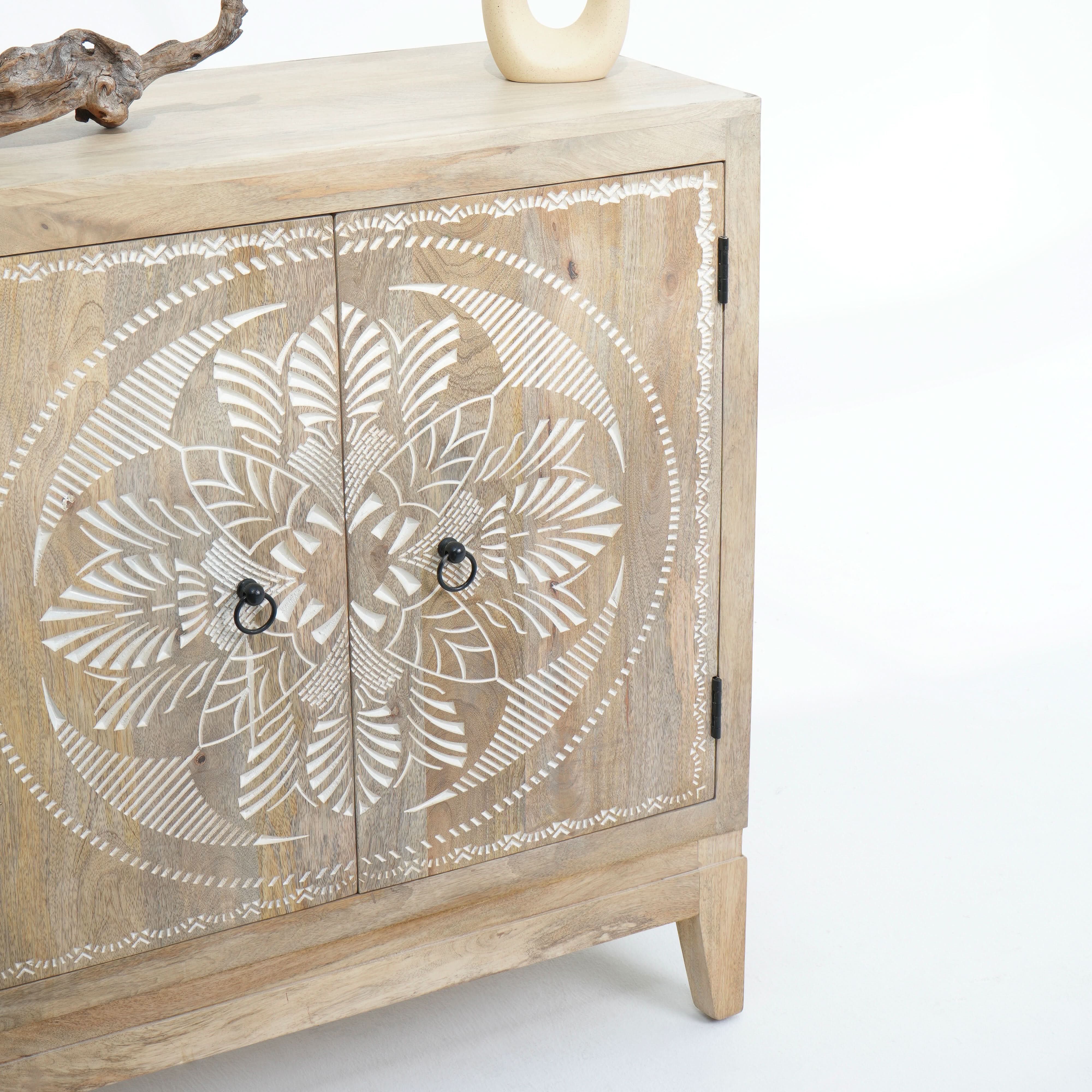 REFLECTIONS CARVED SIDEBOARD - Art and craft furniture
