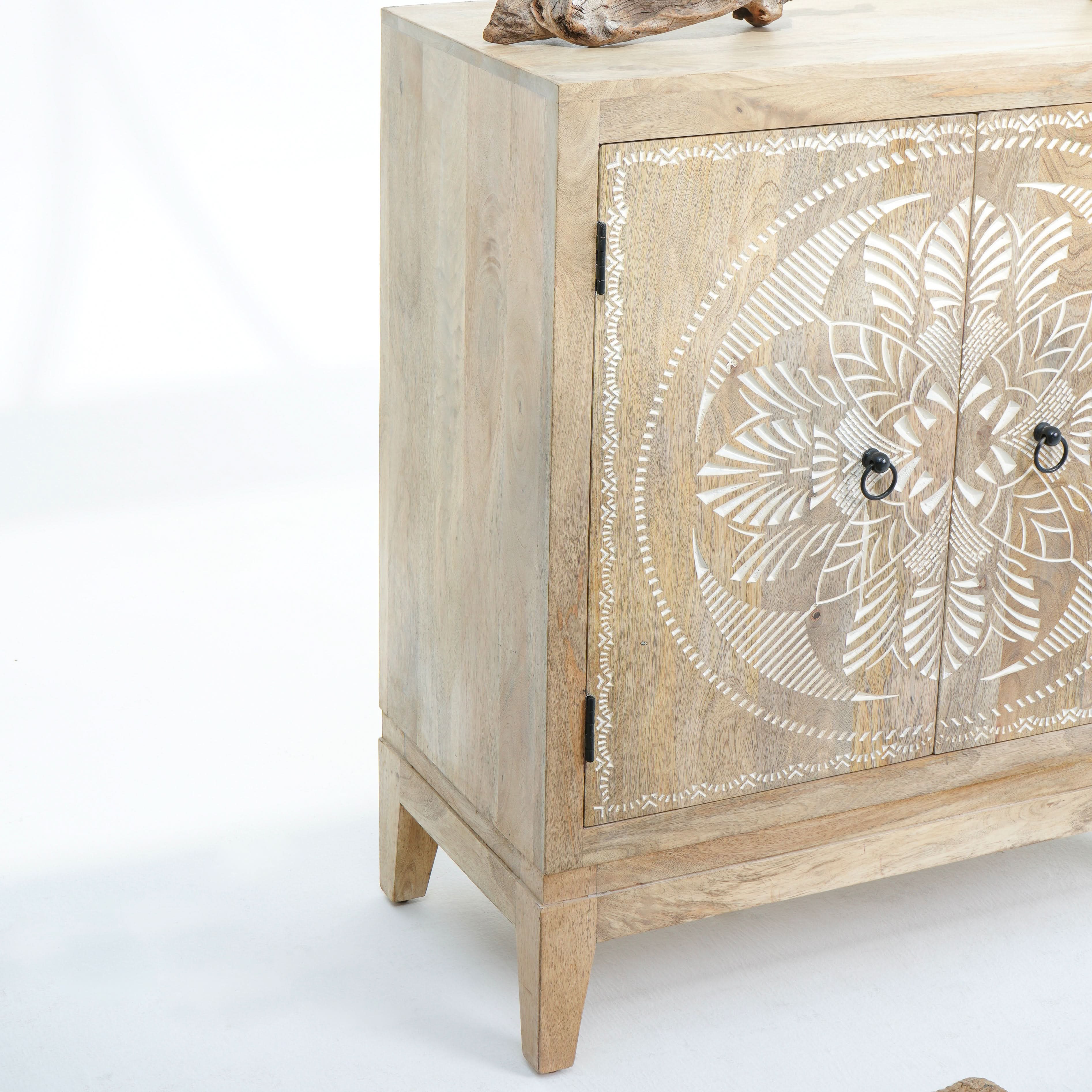 REFLECTIONS CARVED SIDEBOARD - Art and craft furniture