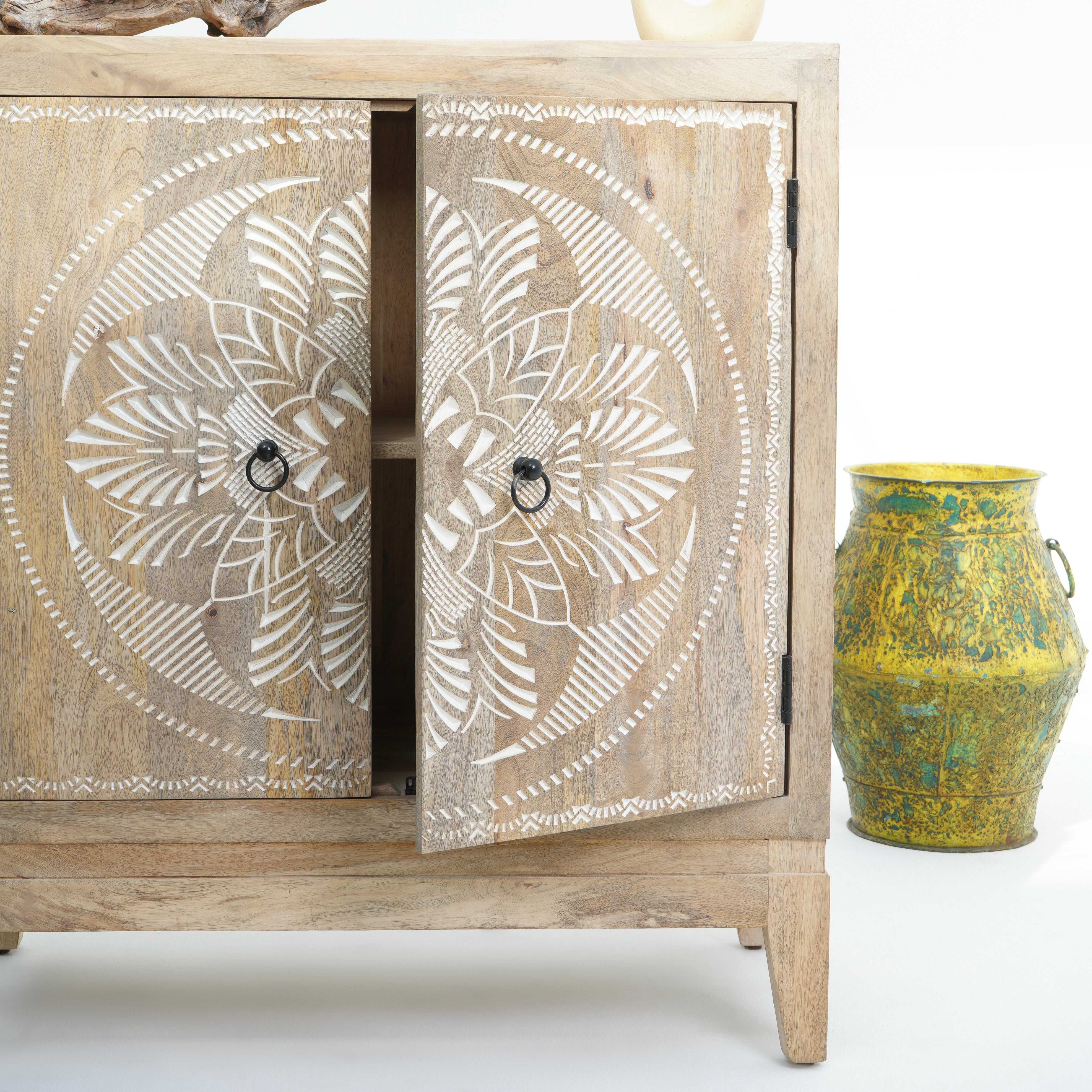 Reflections carwed sideboard
