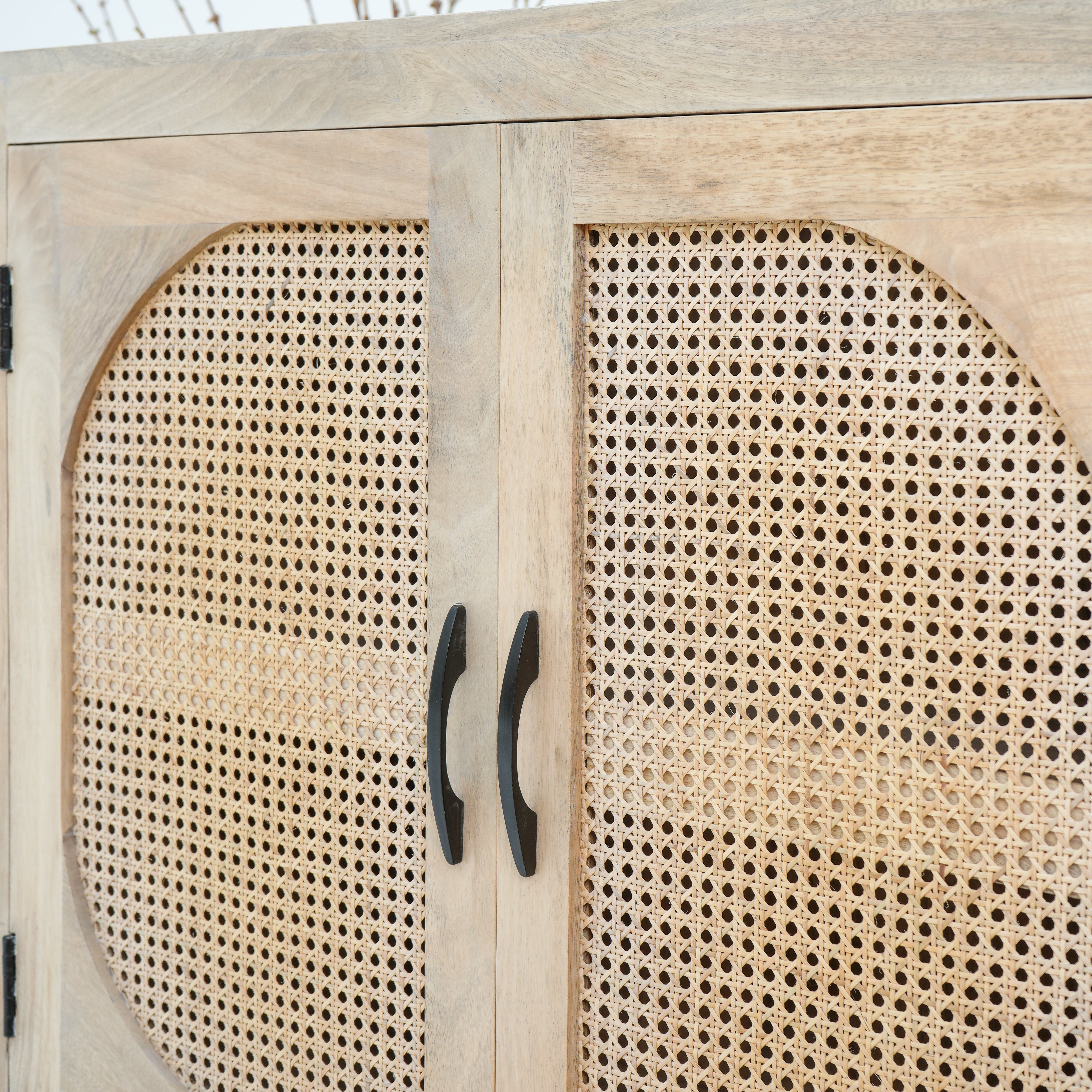 Mango Fusion two door cane side board