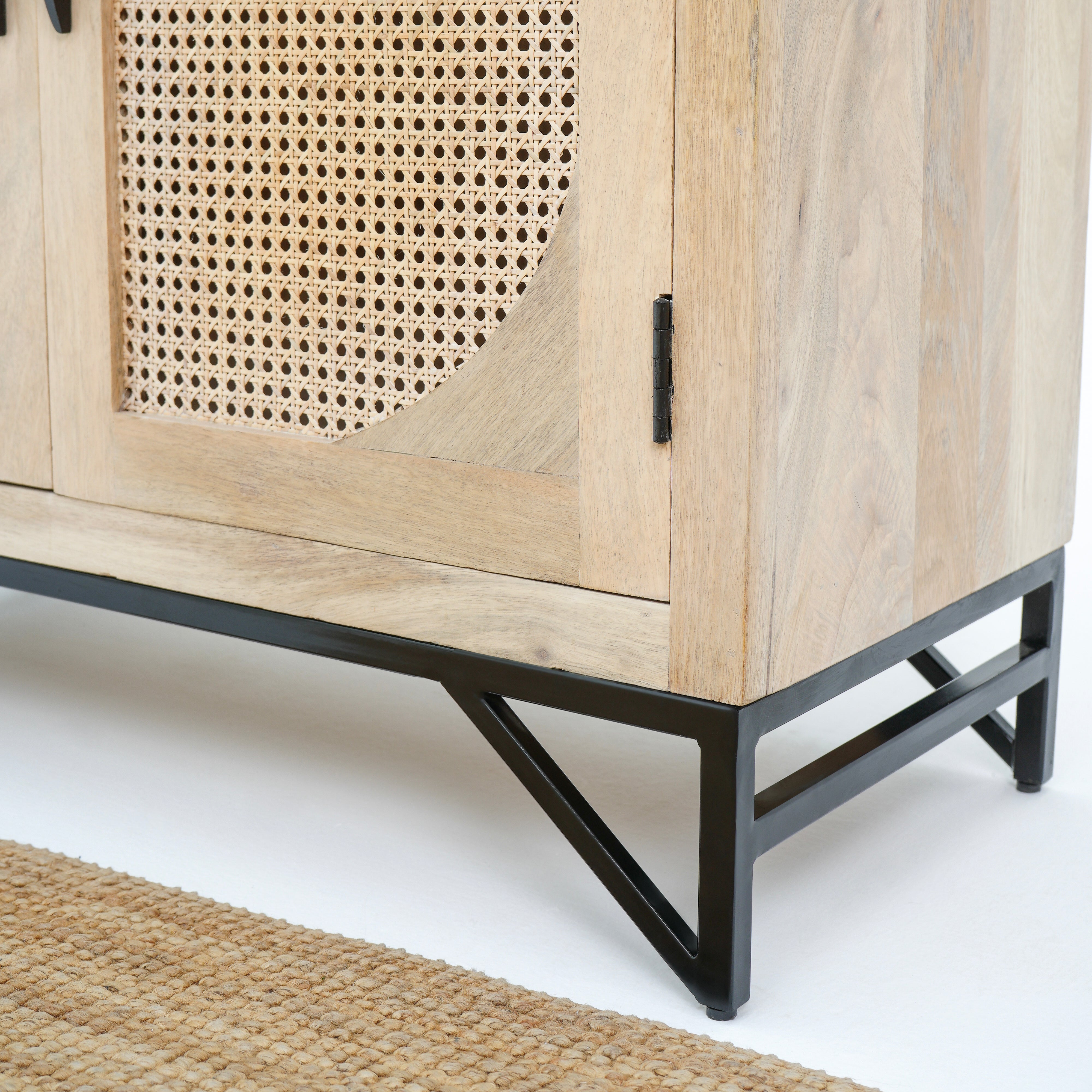 Mango Fusion two door cane side board