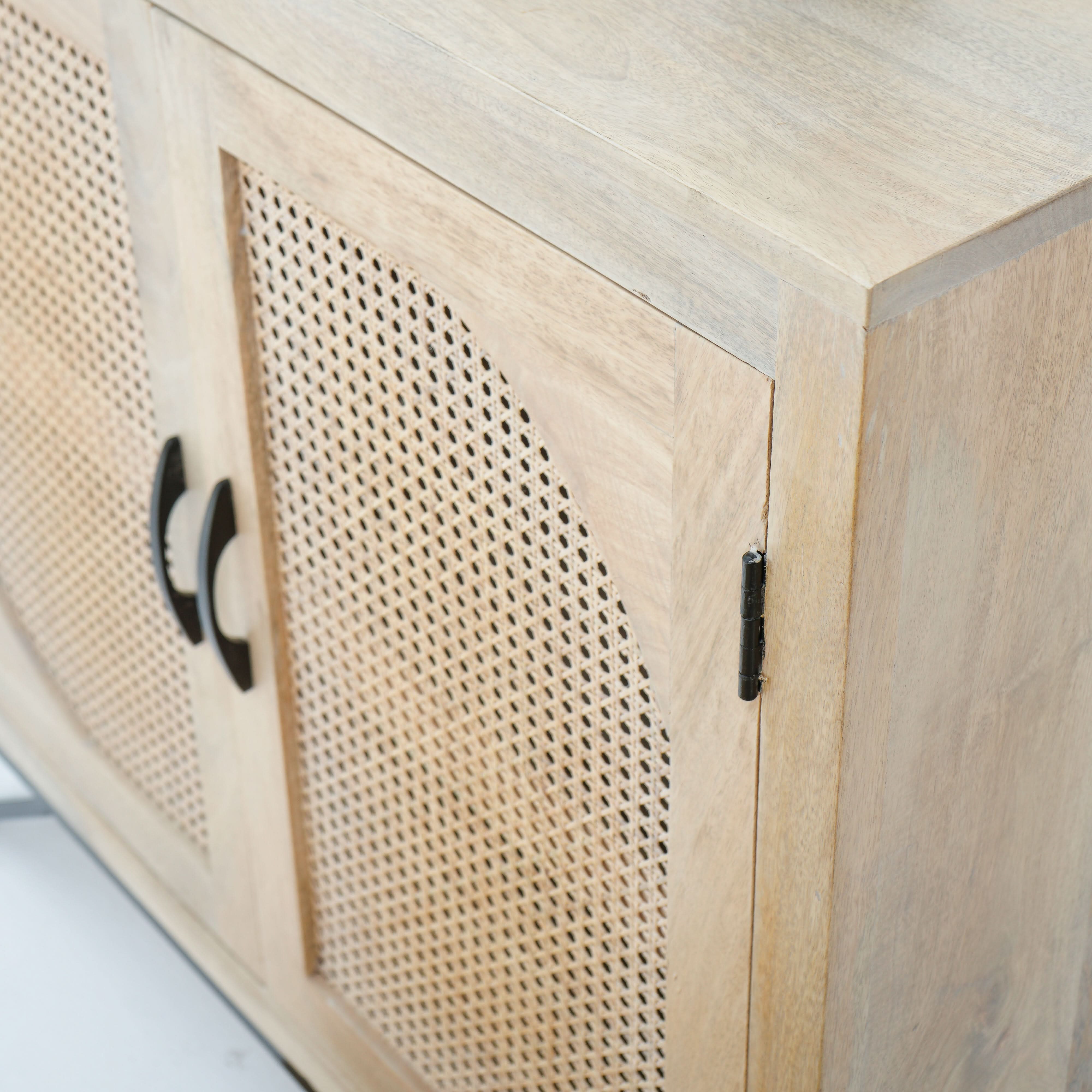 CANOVIA CANE TWO DOOR SIDEBOARD - Art and craft furniture