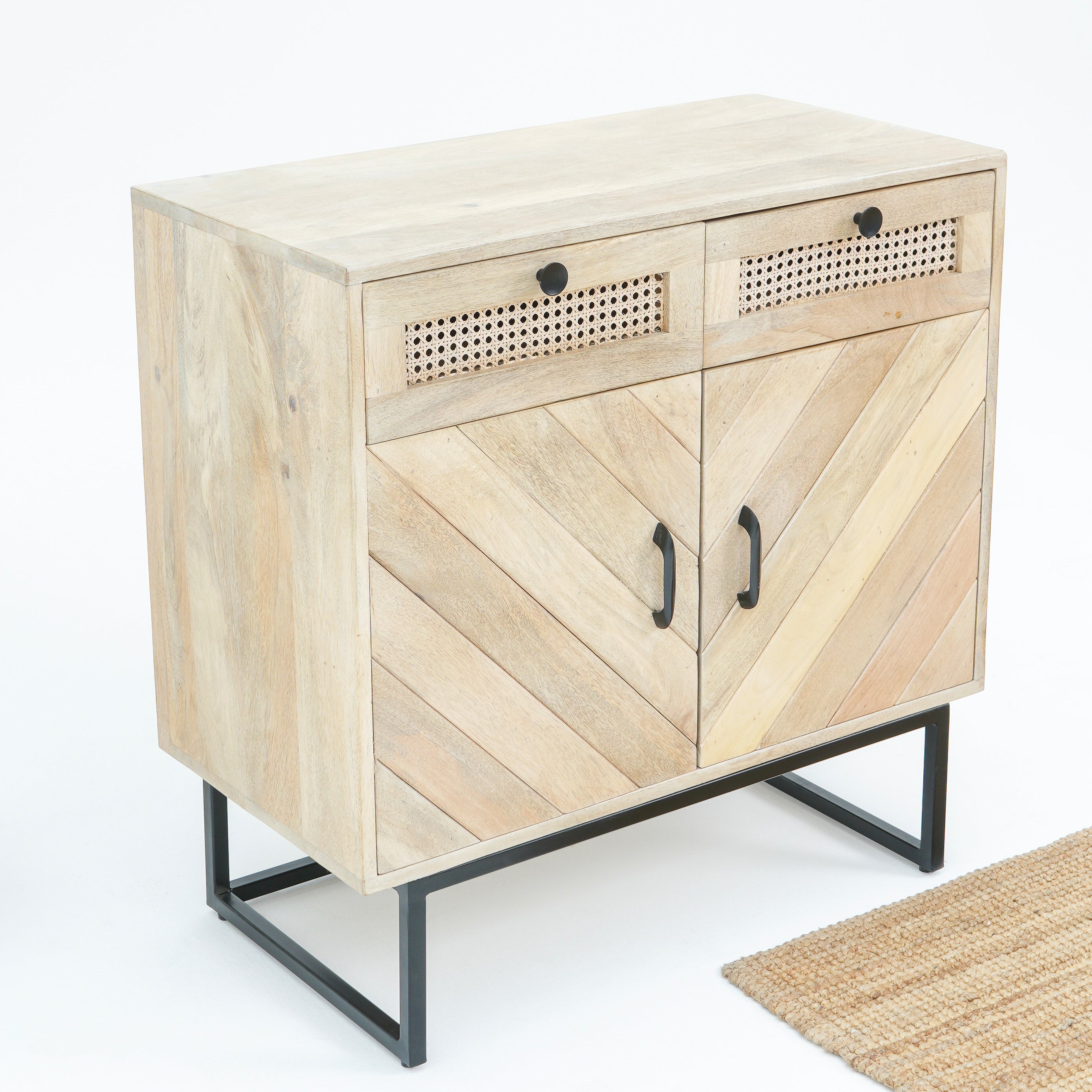 Rustic Harmony two drawer and door side board