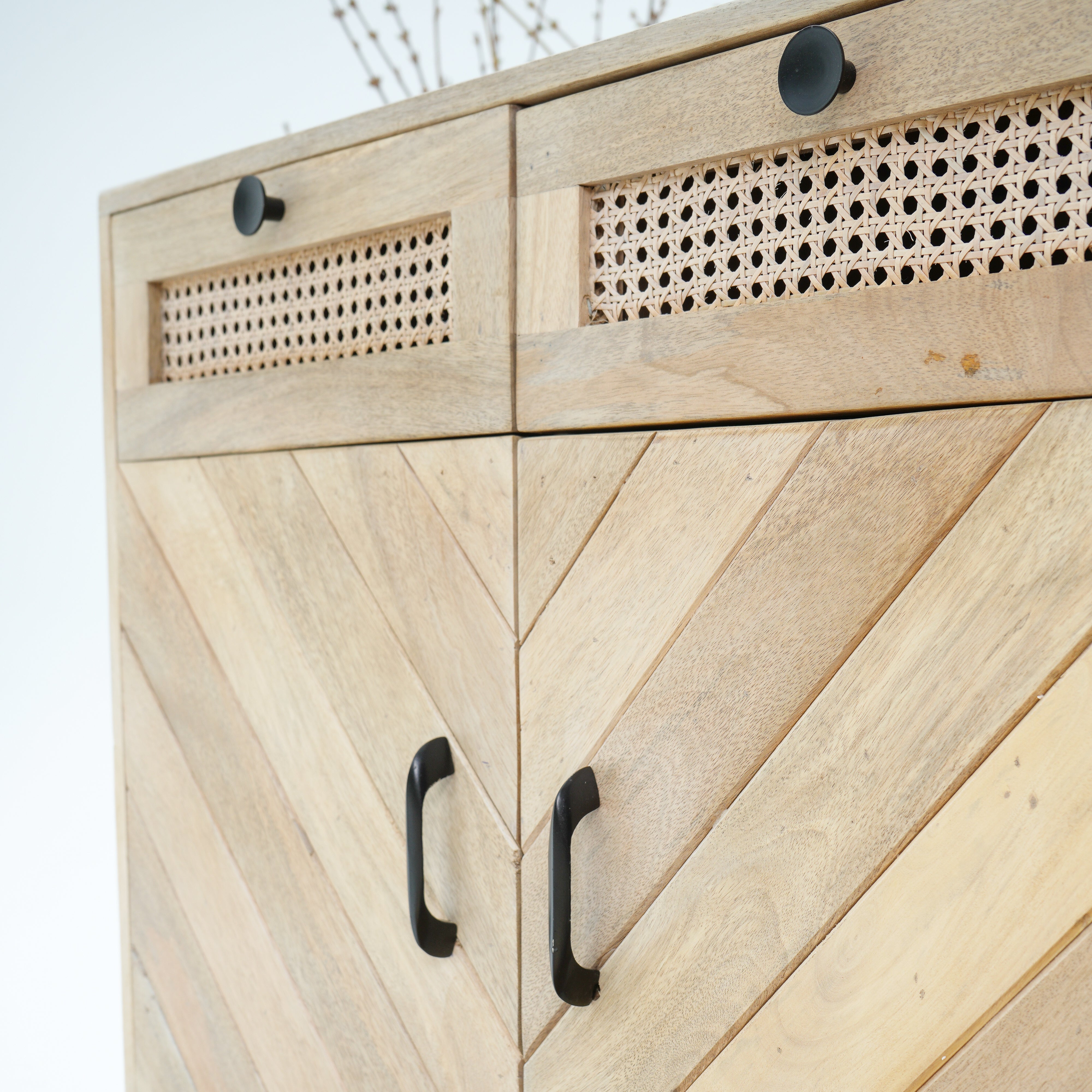 Rustic Harmony two drawer and door side board