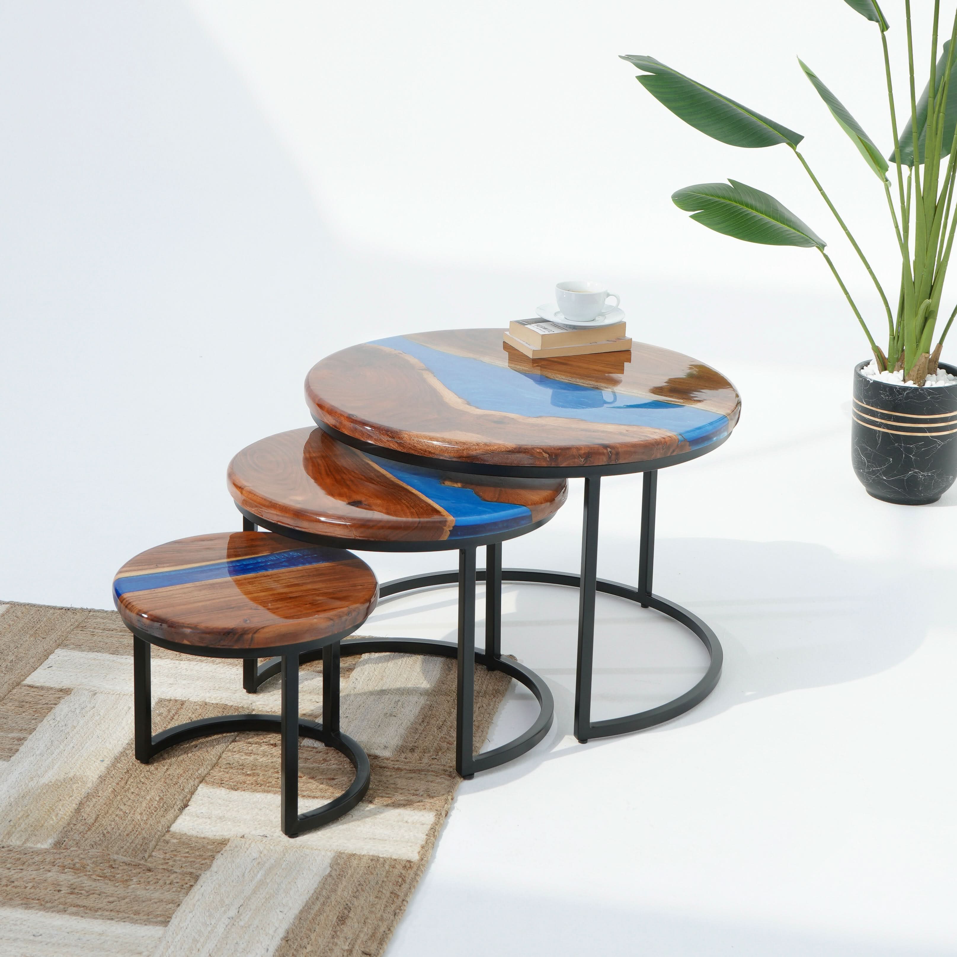 THE STYLISH TRIO NESTING TABLES - Art and craft furniture
