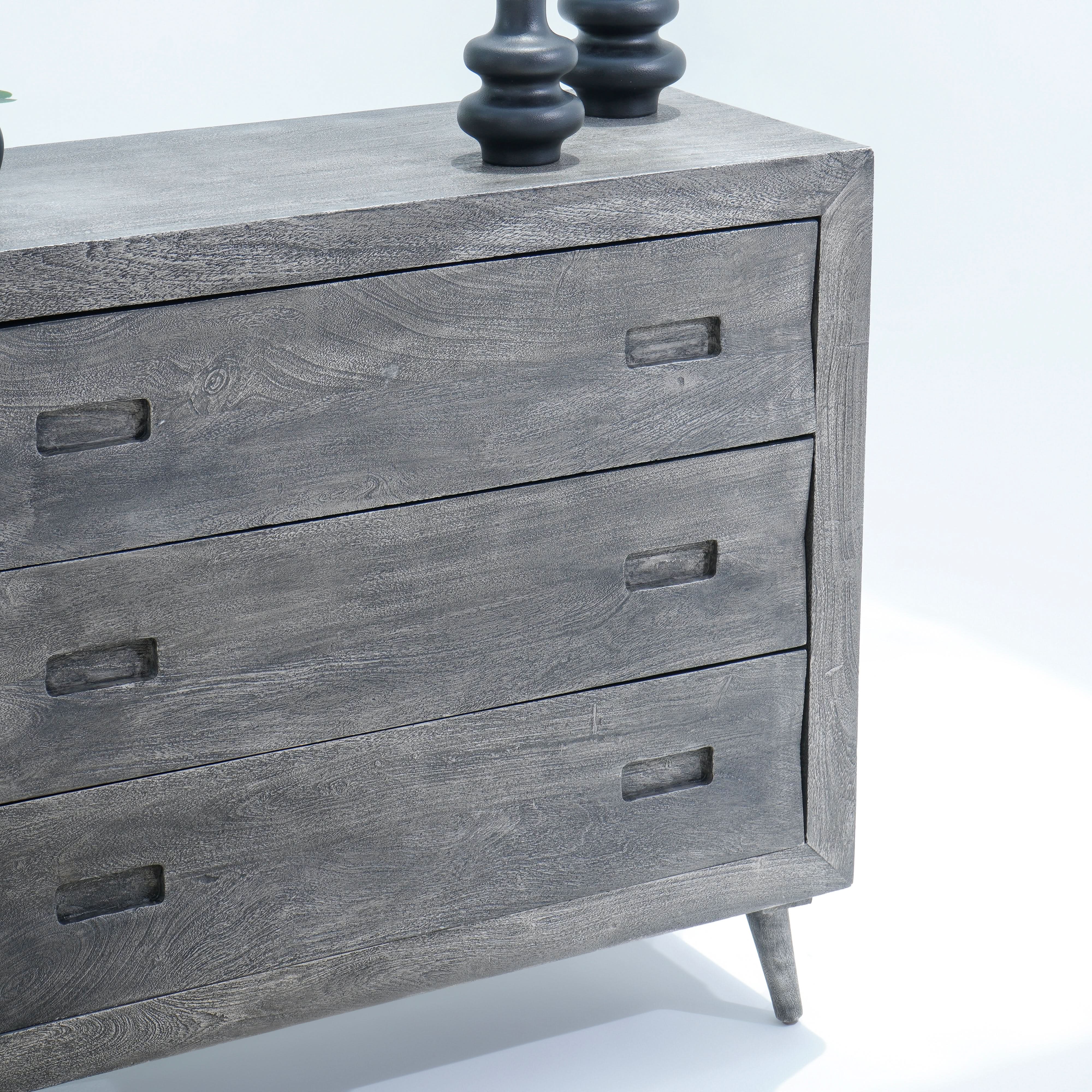 REFINED ACACIA CHEST OF DRAWERS - Art and craft furniture