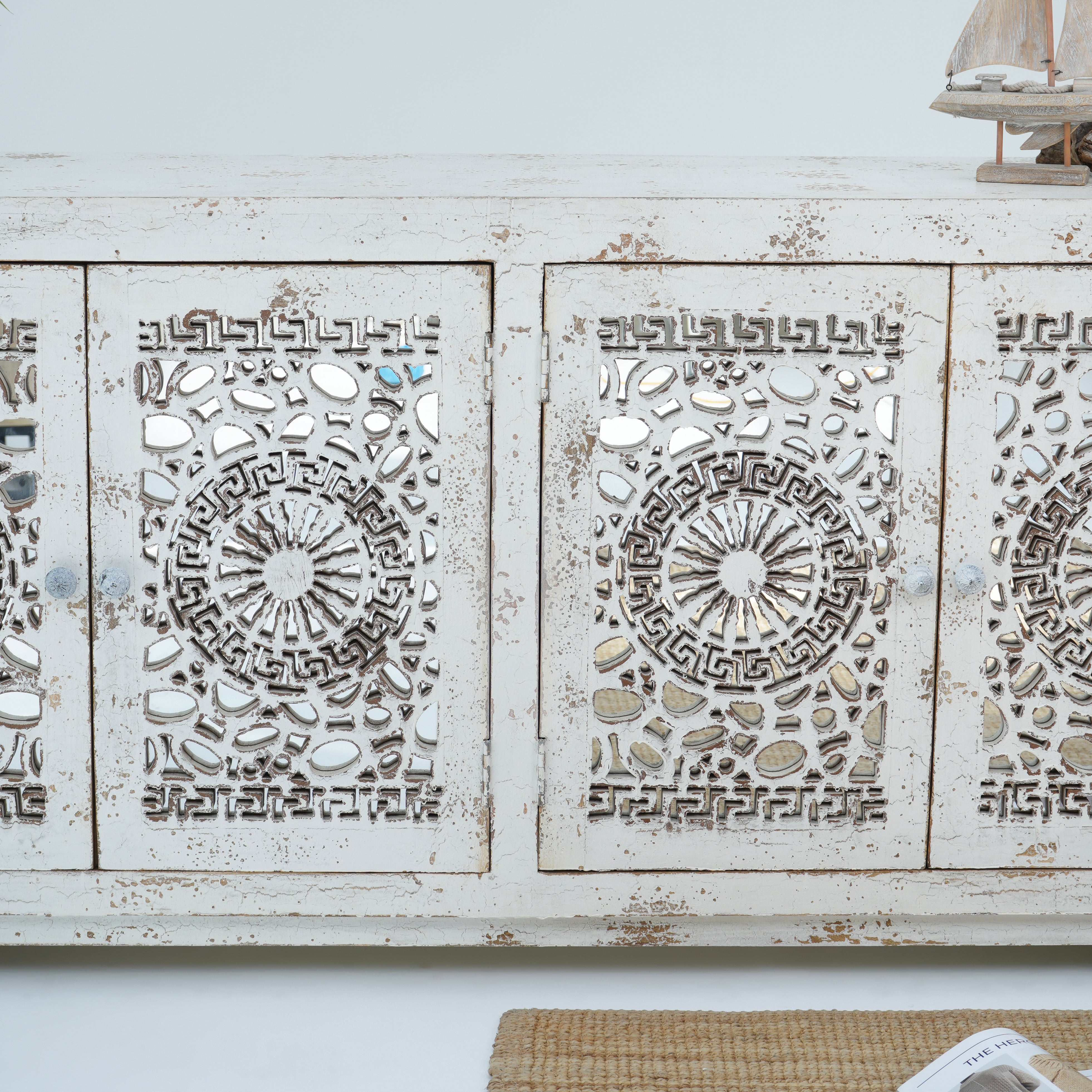 Milanese four door sideboard