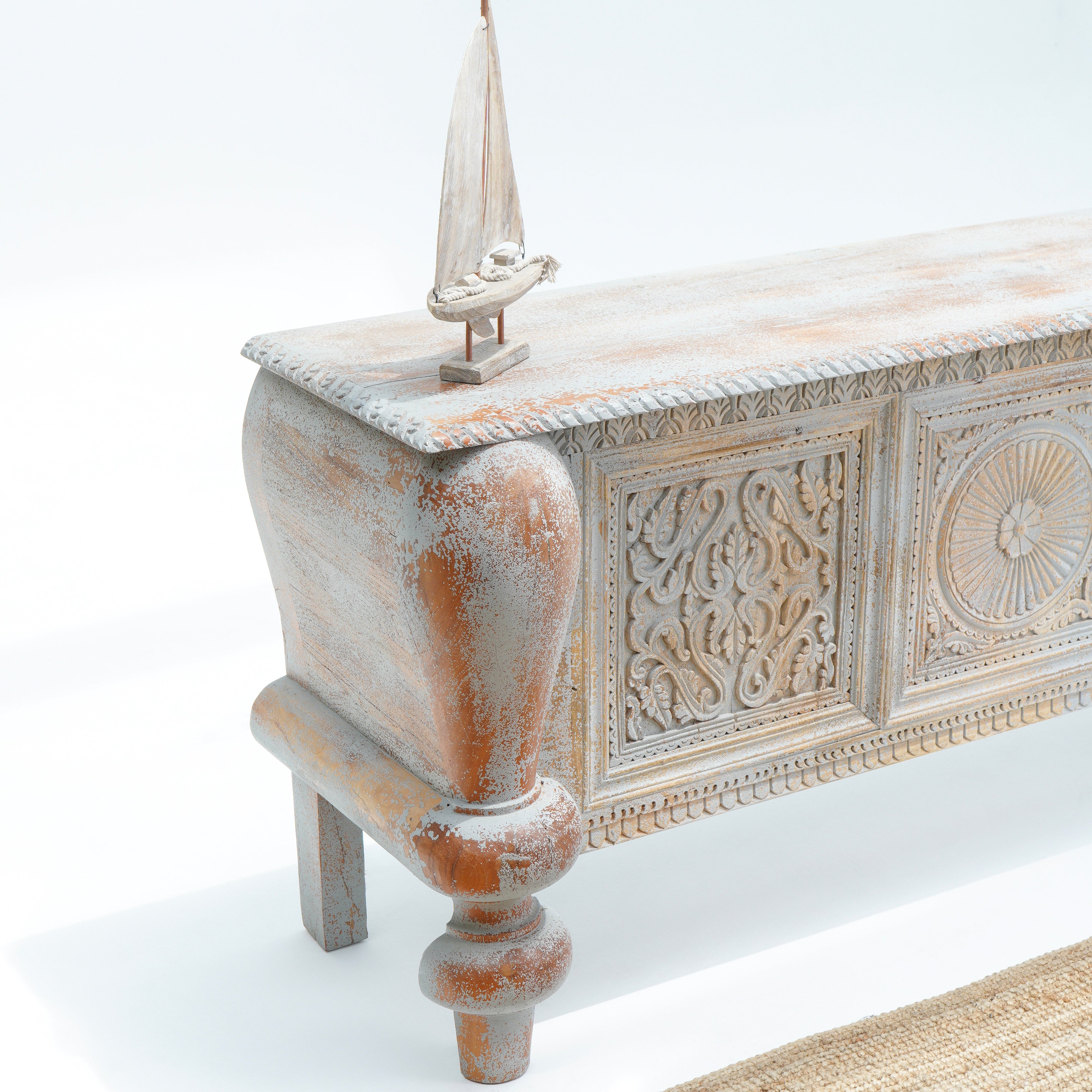 Paloma three door grey sideboard