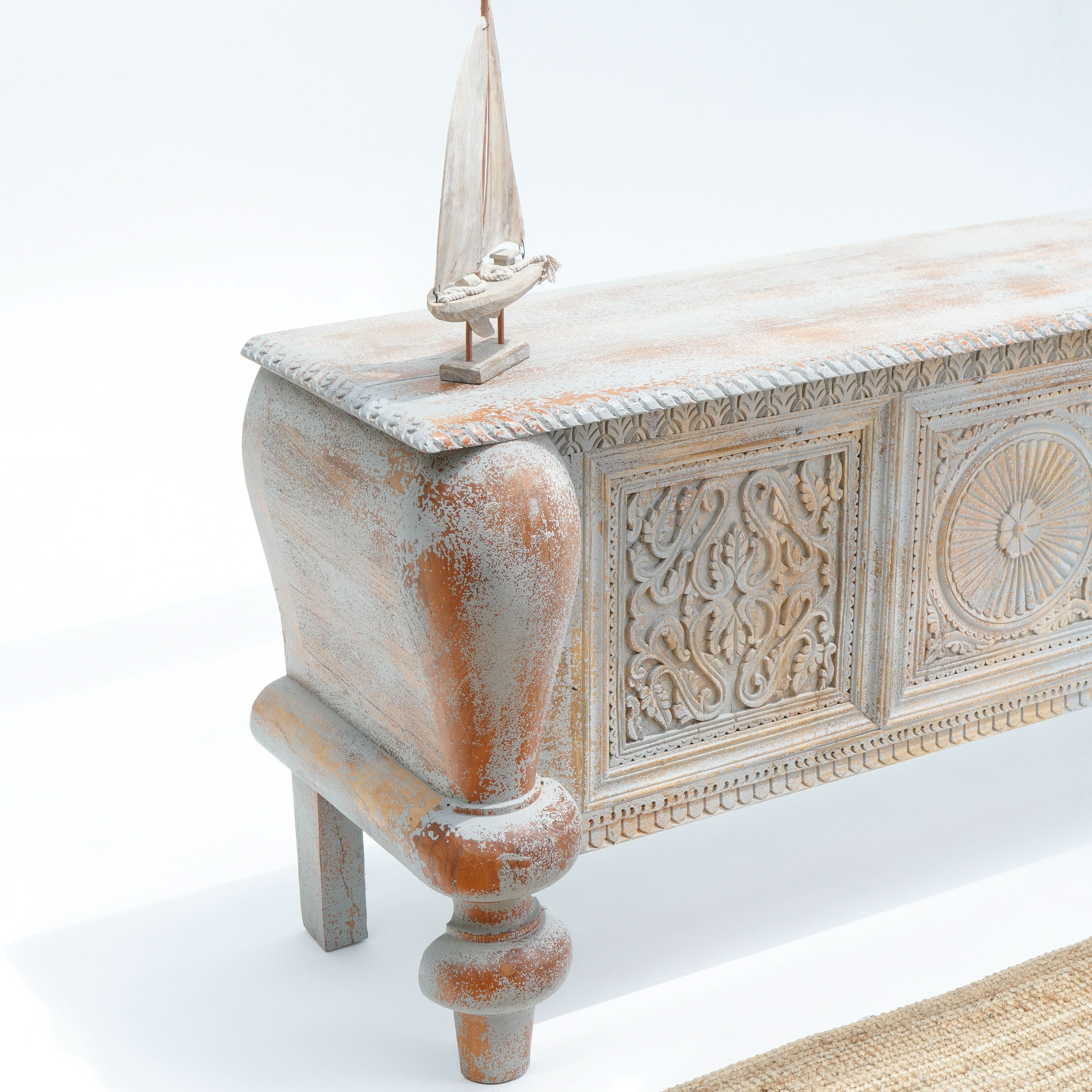 PALOMA THREE DOOR GREY SIDEBOARD - Art and craft furniture