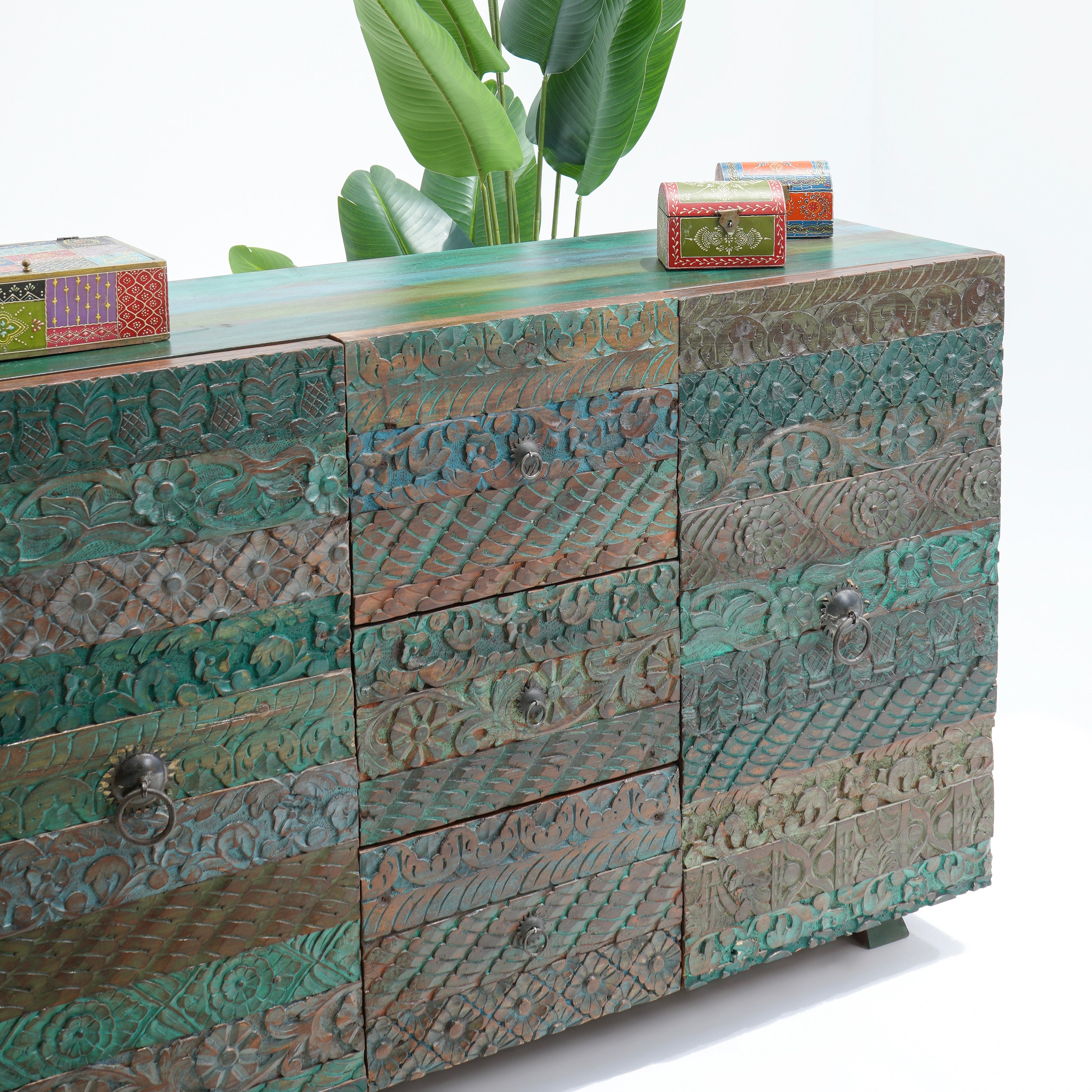 Recycle Antique Two Door Three drawer sideboard