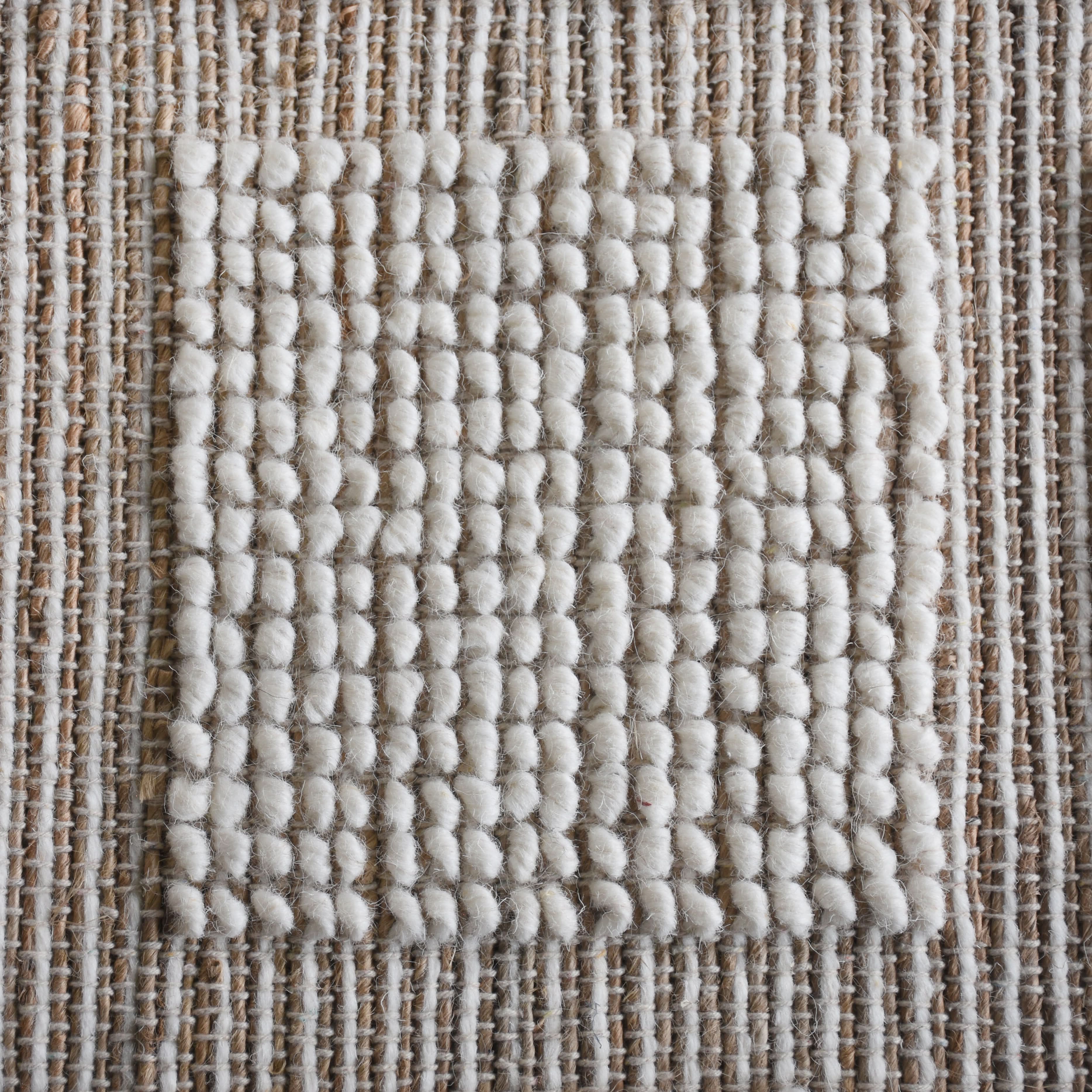 RAVENSWOOD HAND WOVEN JUTE & WOOL CARPET - Art and craft furniture