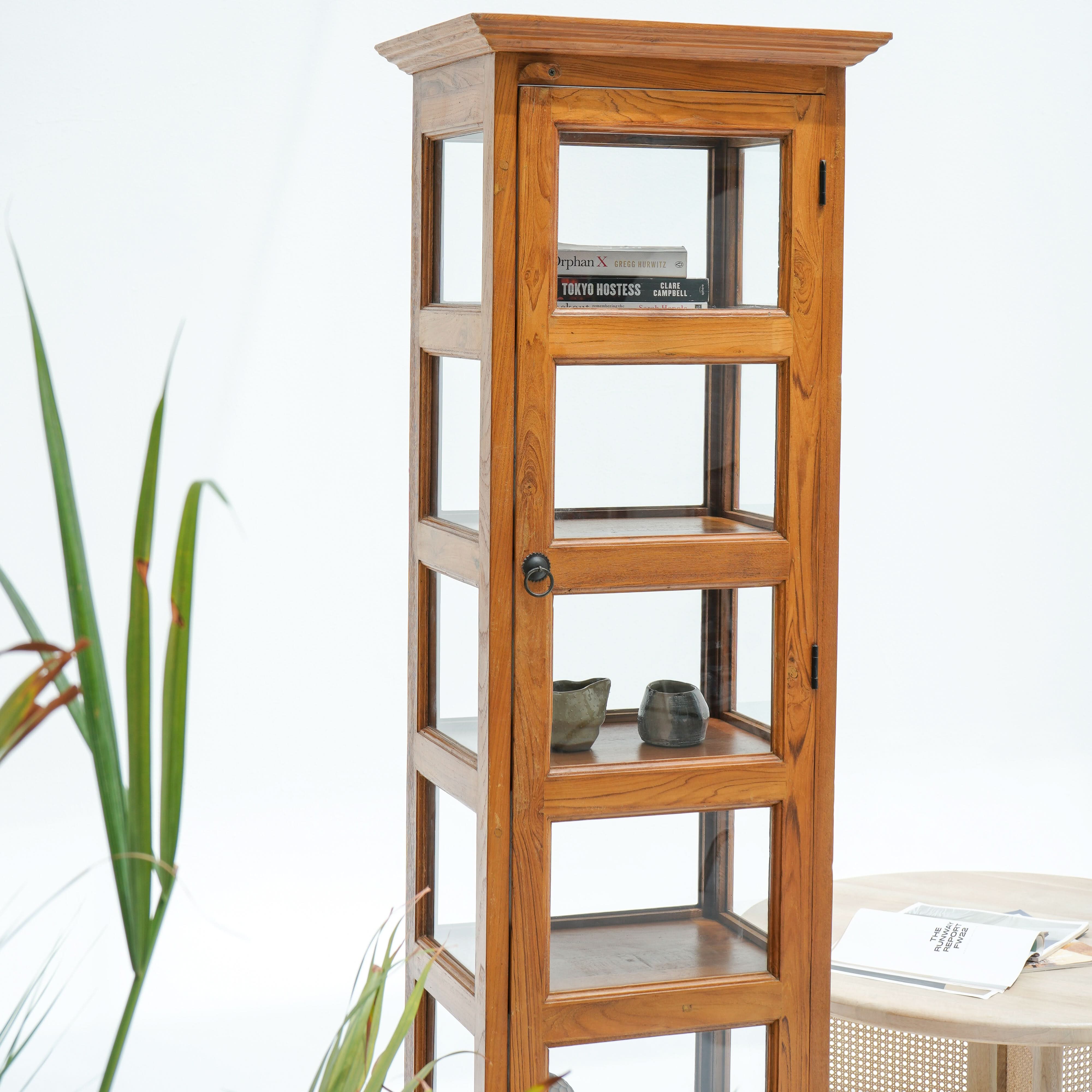 ACCRA ARTISAN GLASS DOOR CABINET - Art and craft furniture