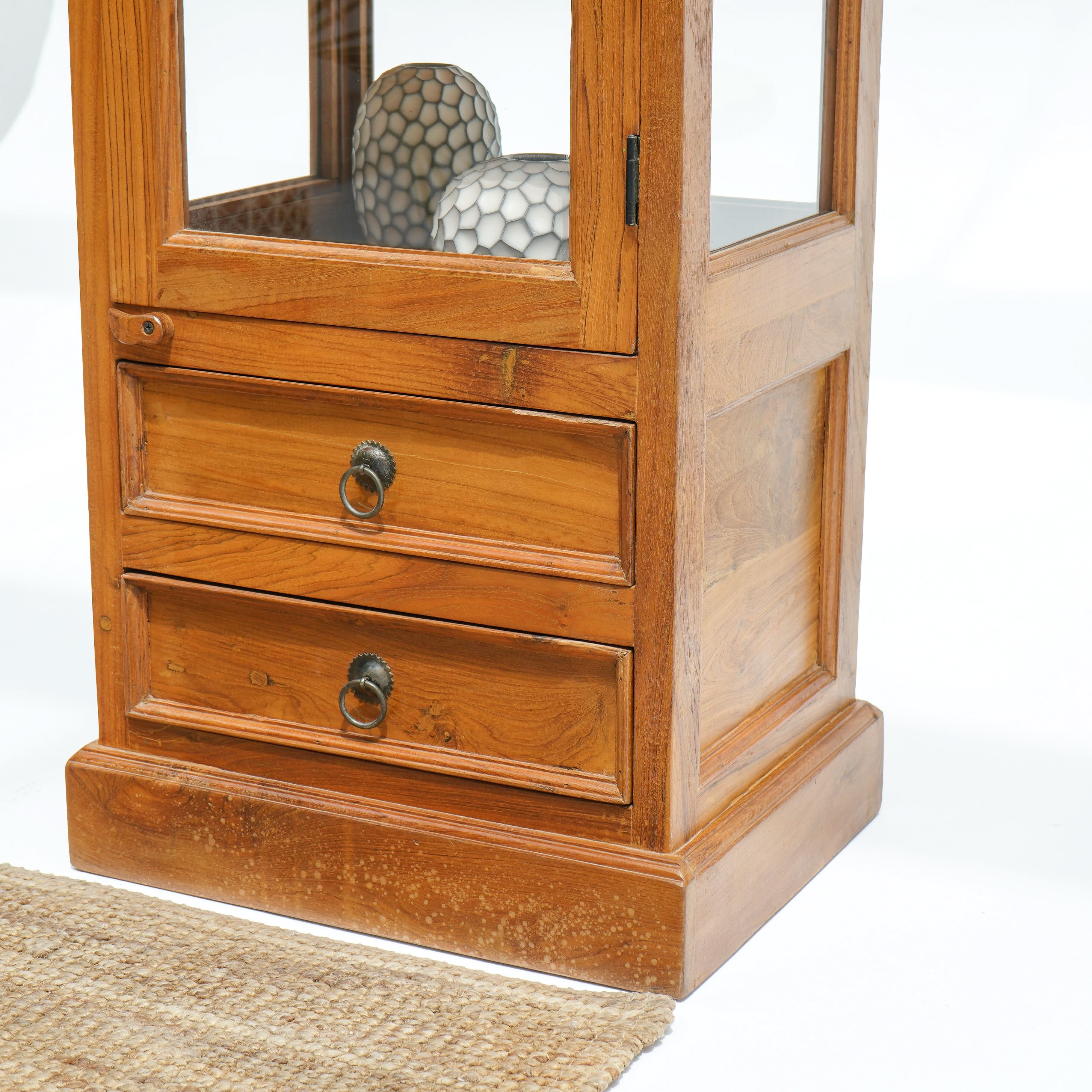 ACCRA ARTISAN GLASS DOOR CABINET - Art and craft furniture