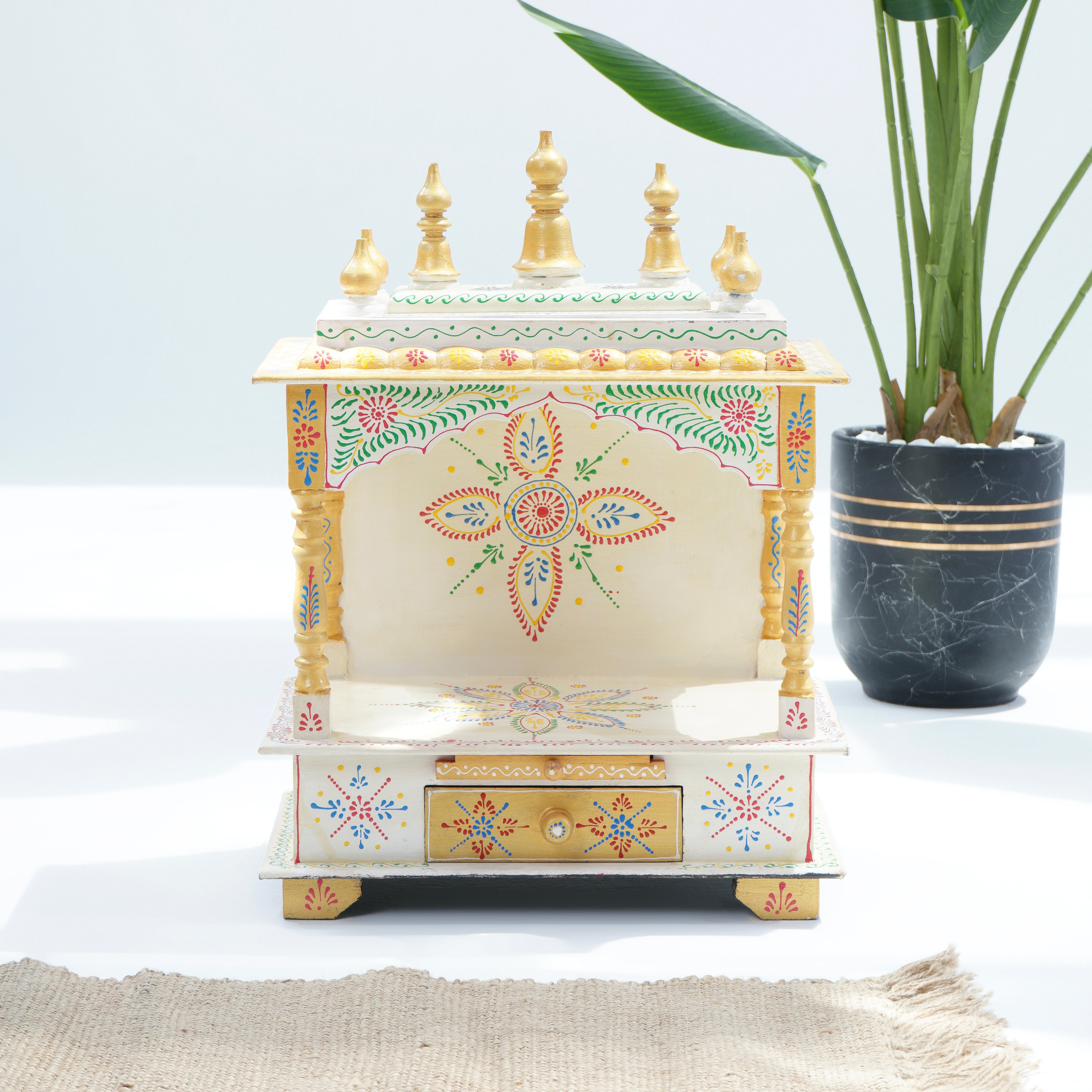 WDN PAINTING ONE DRAWER TEMPLE