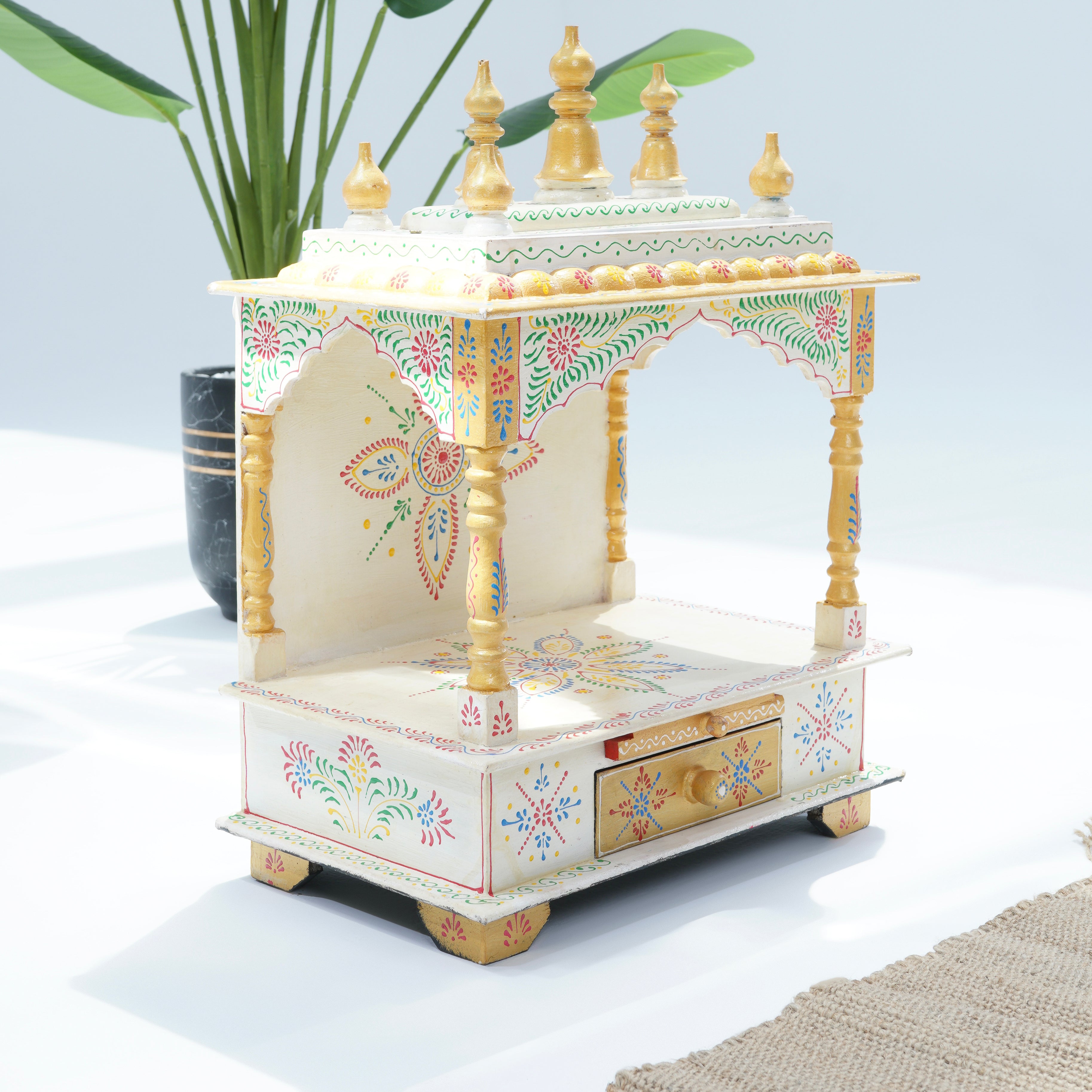 WDN PAINTING ONE DRAWER TEMPLE