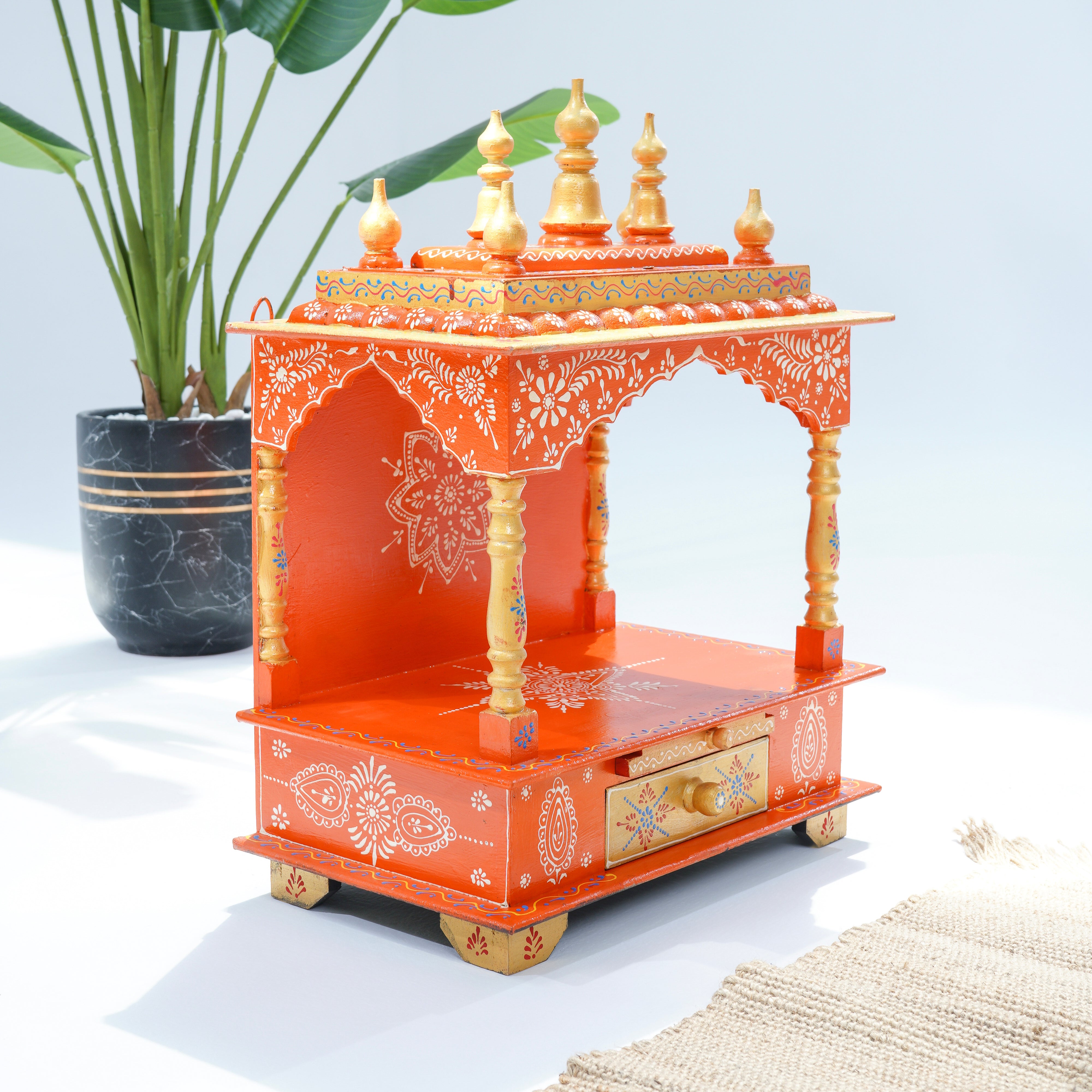 WDN PAINTING ONE DRAWER TEMPLE