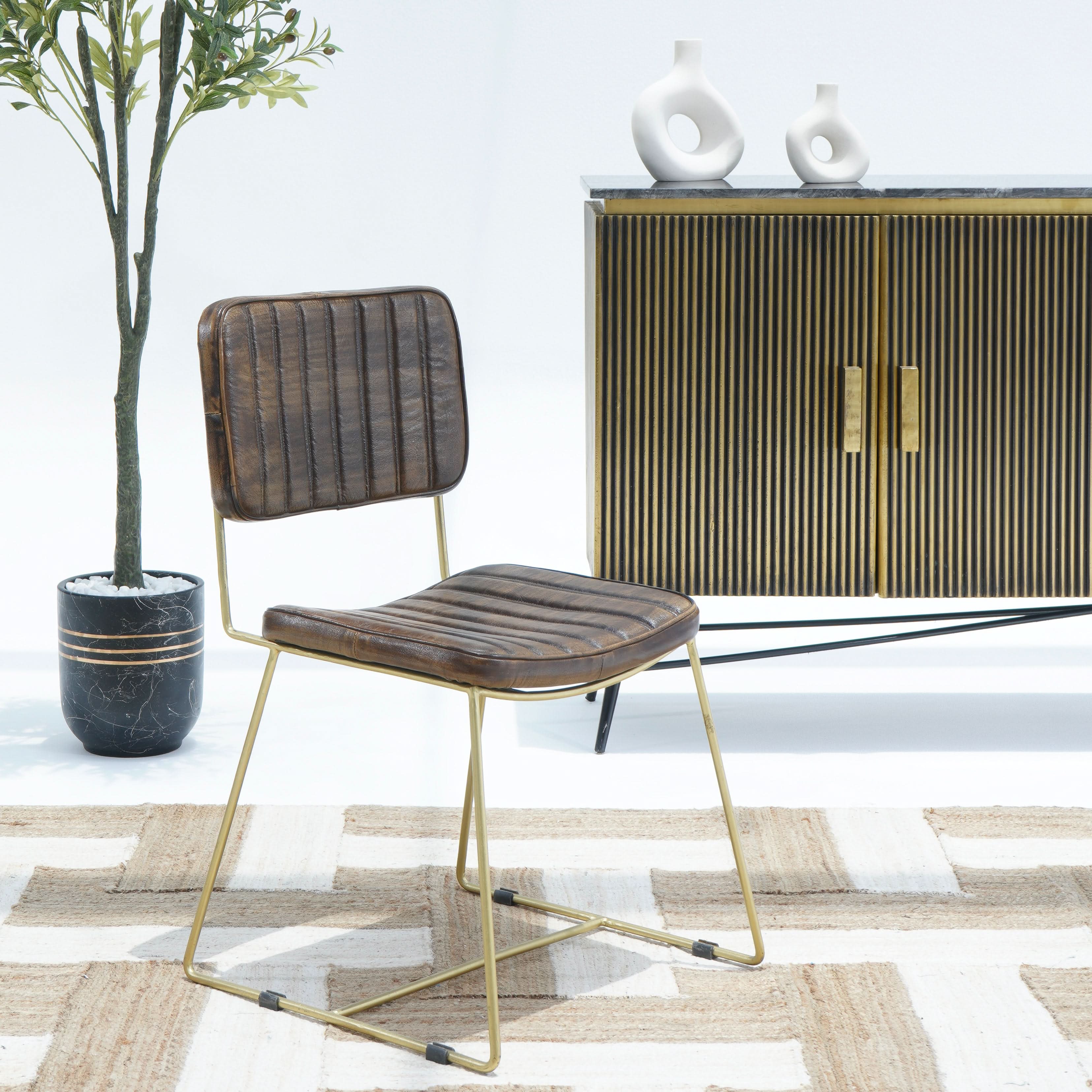 THE GRAND SERENITY LEATHER CHAIR - Art and craft furniture