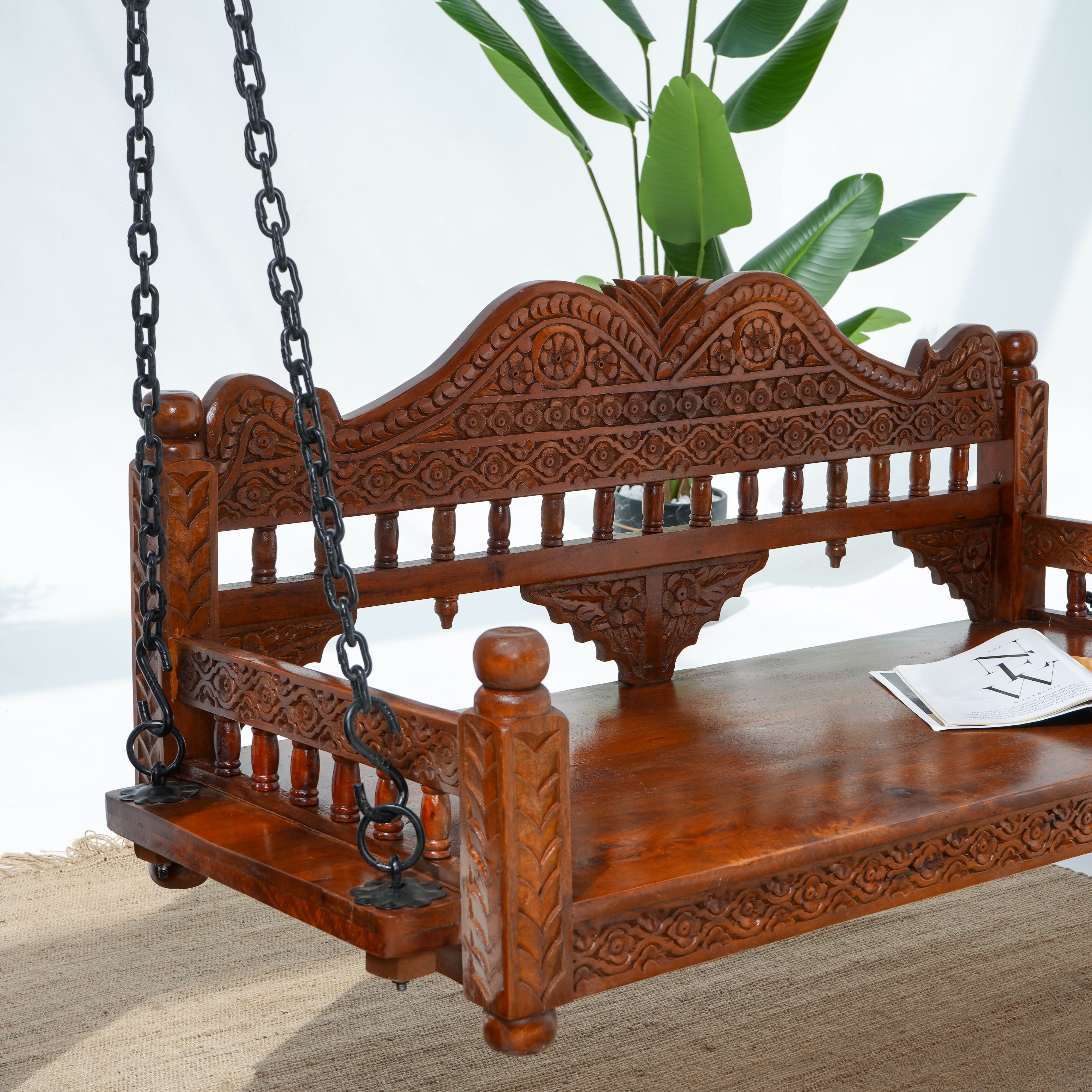 Wooden Natural Swing - Art and craft furniture