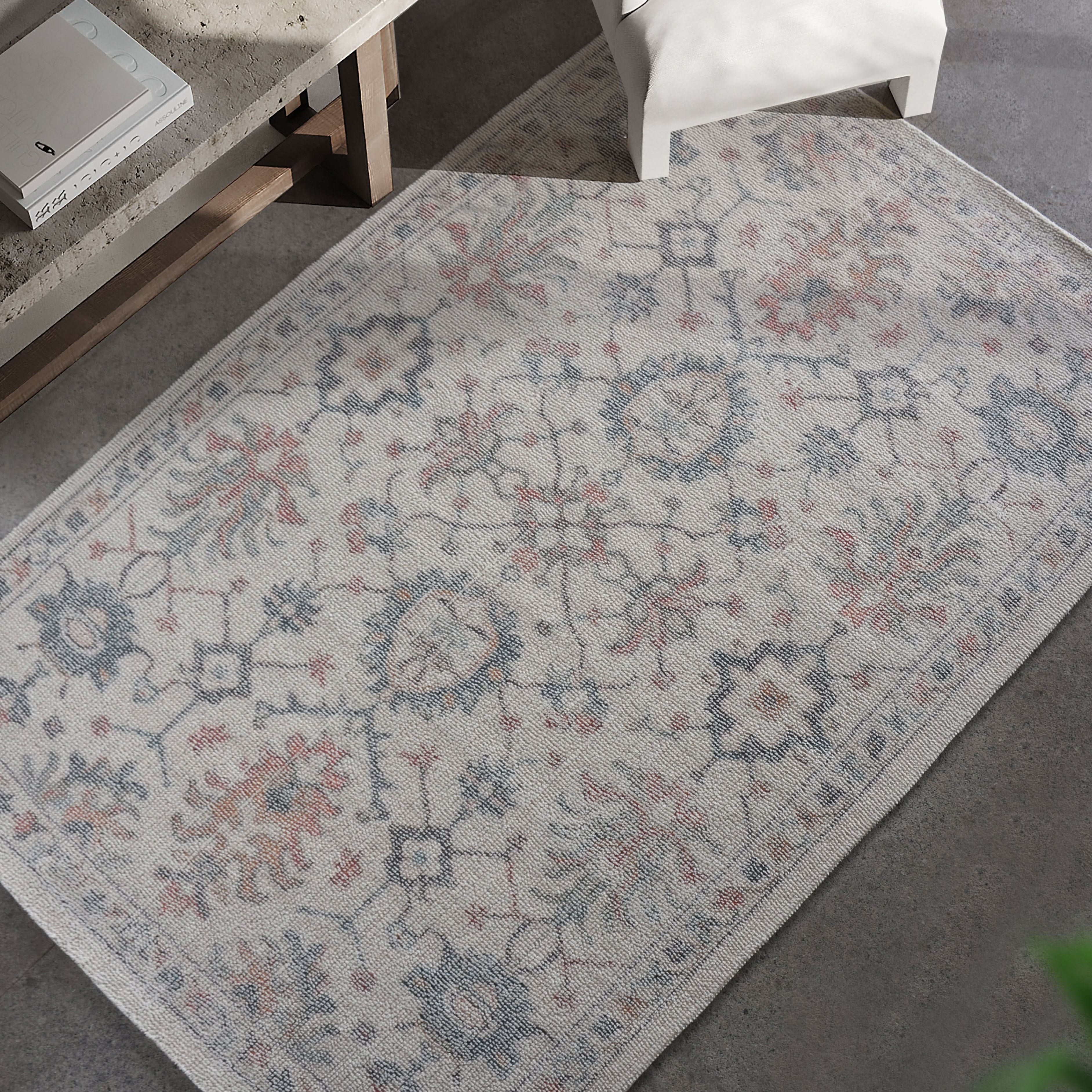 SOLTERRA HAND TUFTED PRINTED WOOL CARPET - Art and craft furniture