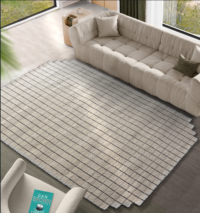 DRAYLE HAND WOVEN WOOL CARPET - Art and craft furniture