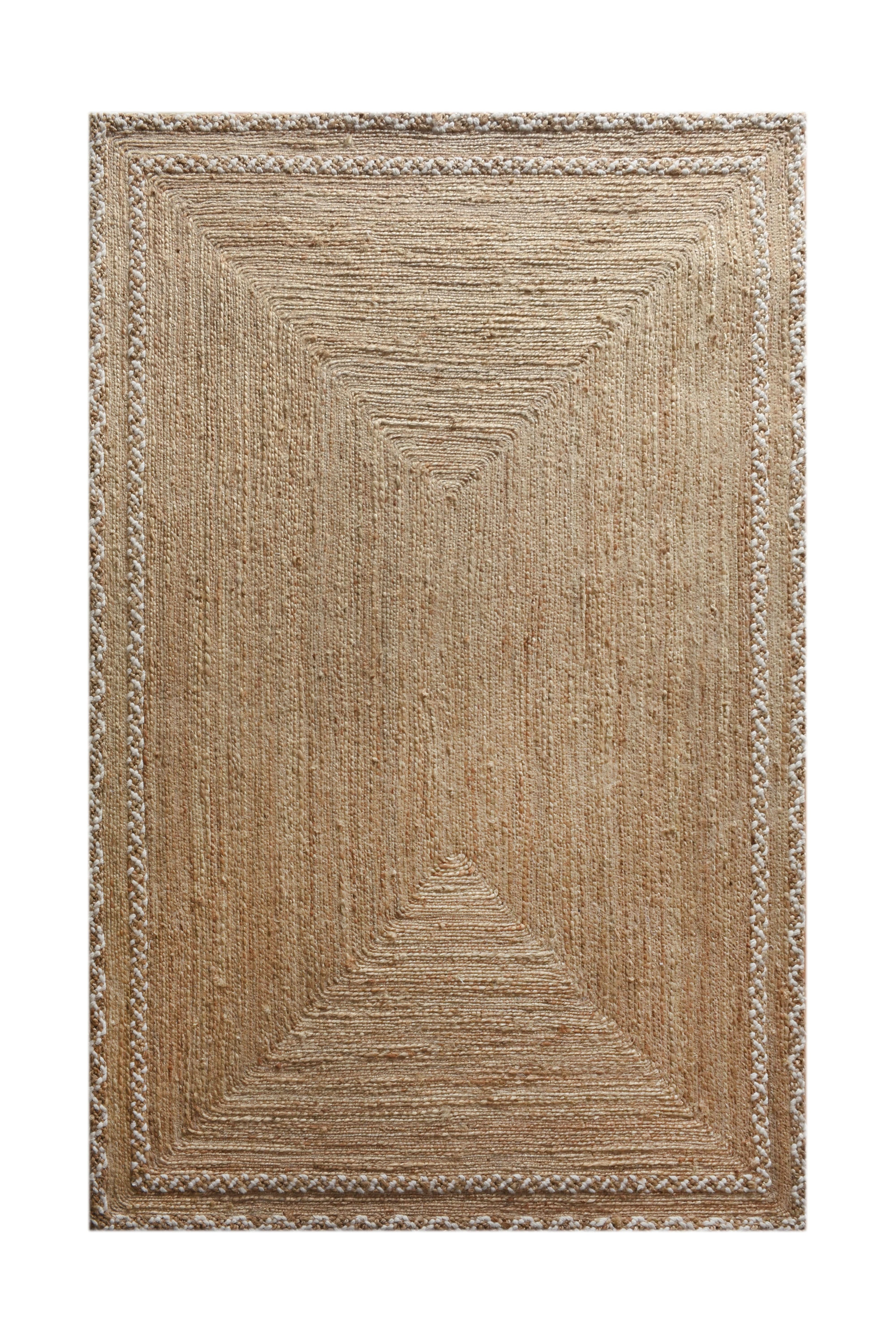 VINSECK HAND MADE JUTE & WOOL CARPET - Art and craft furniture