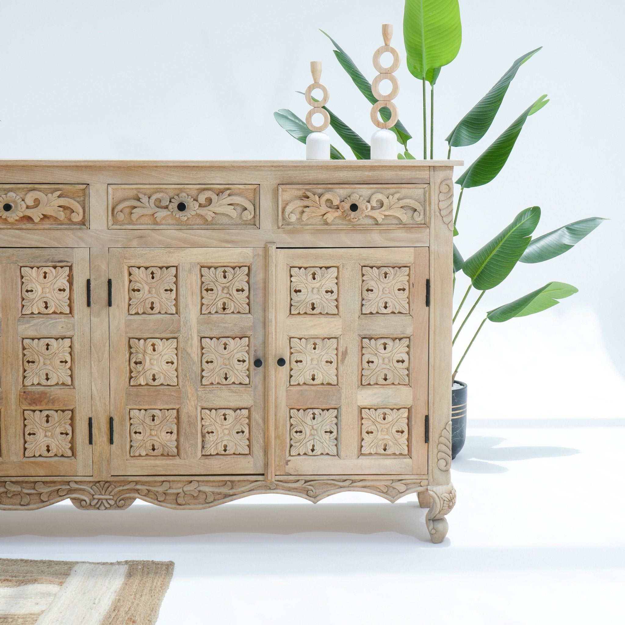 ALICE FOUR DOOR FOUR DRAWER SIDEBOARD - Art and craft furniture