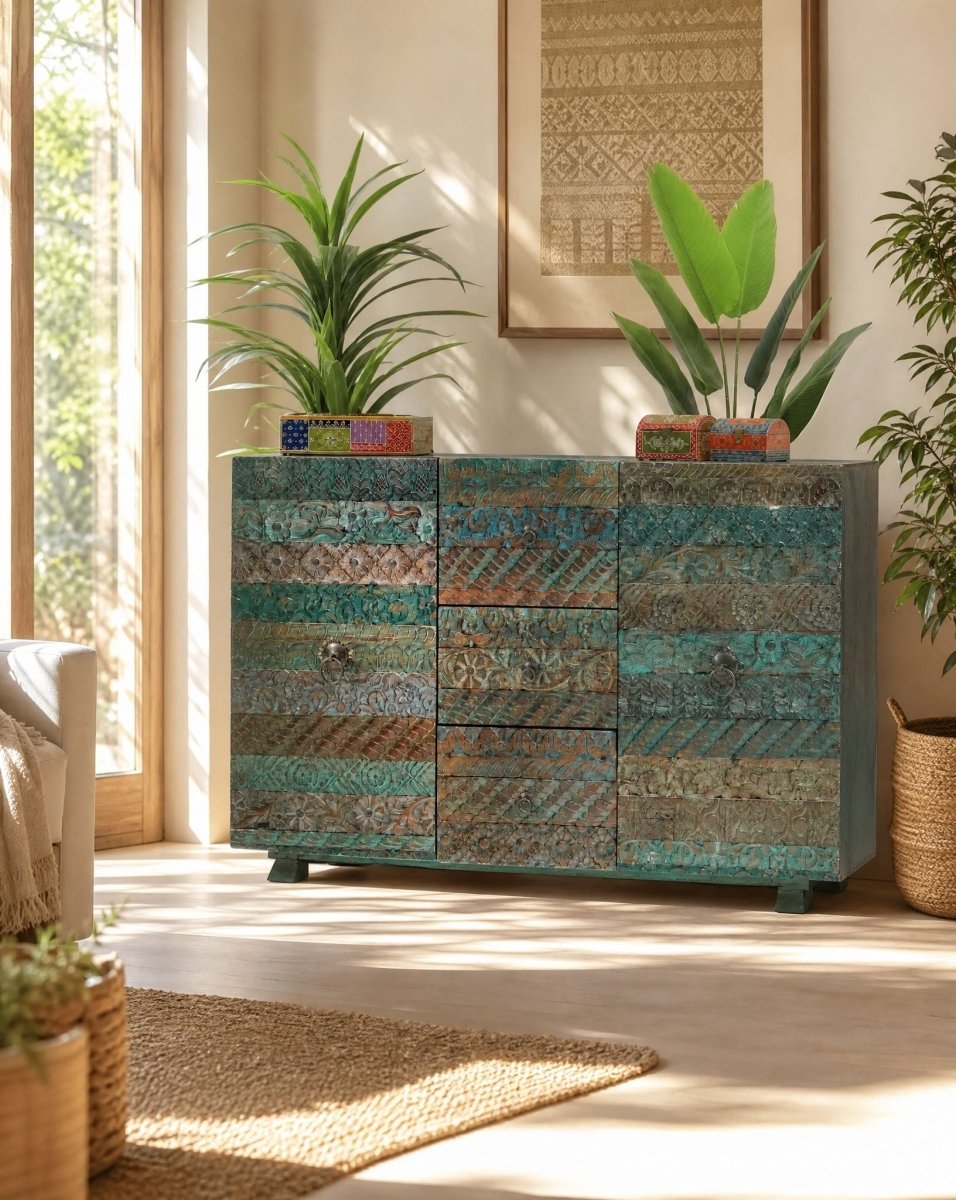 Antique Design Two Door Sideboard - Art and craft furniture