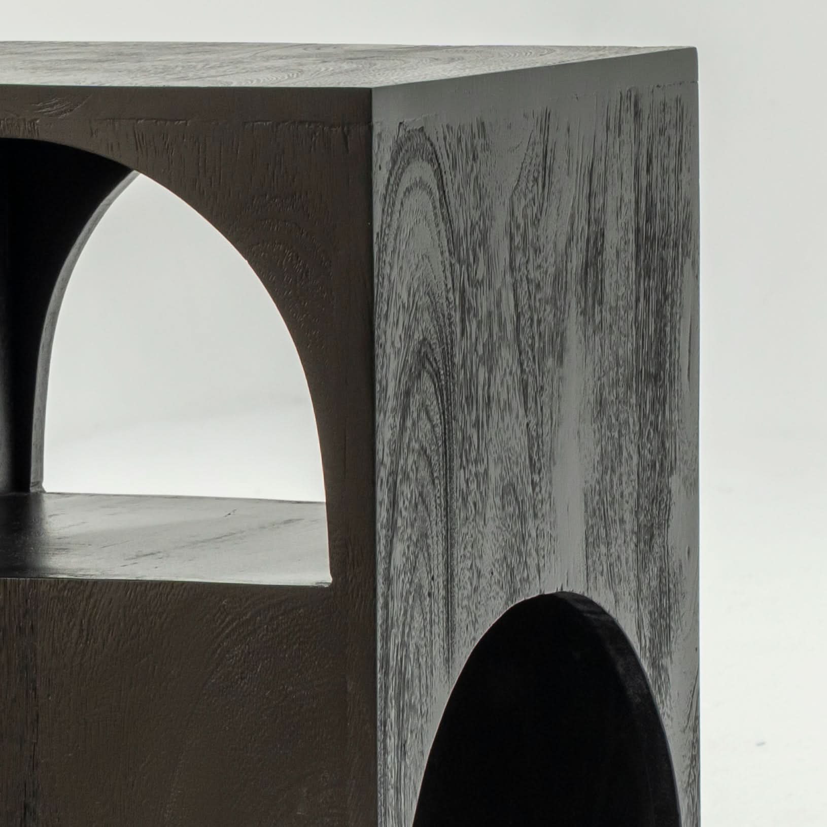 ARCH BLACK SIDE TABLE - Art and craft furniture