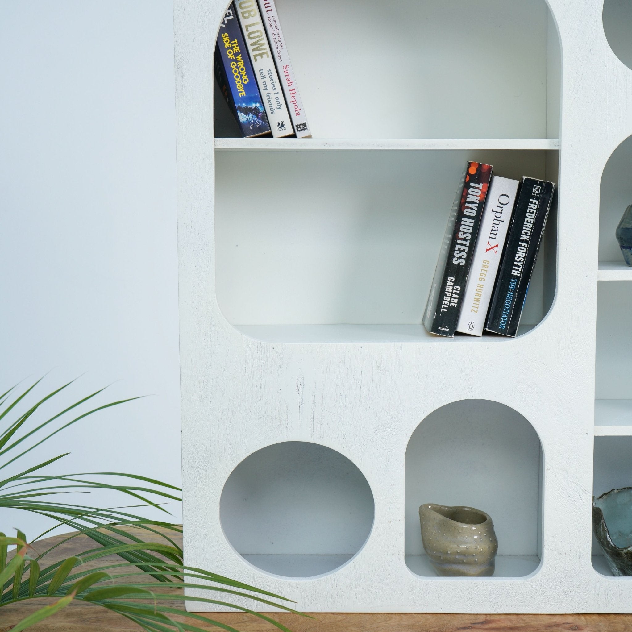 ARCH WALL HANGING OPEN BOOKSHELF - Art and craft furniture