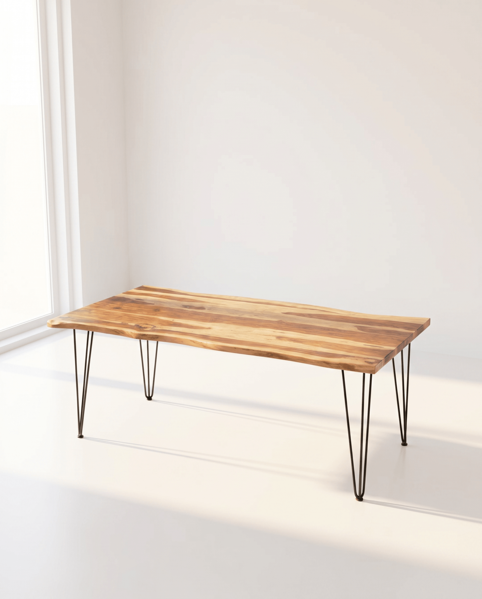 ATHENS AURA ROSE WOOD DINING TABLE - Art and craft furniture