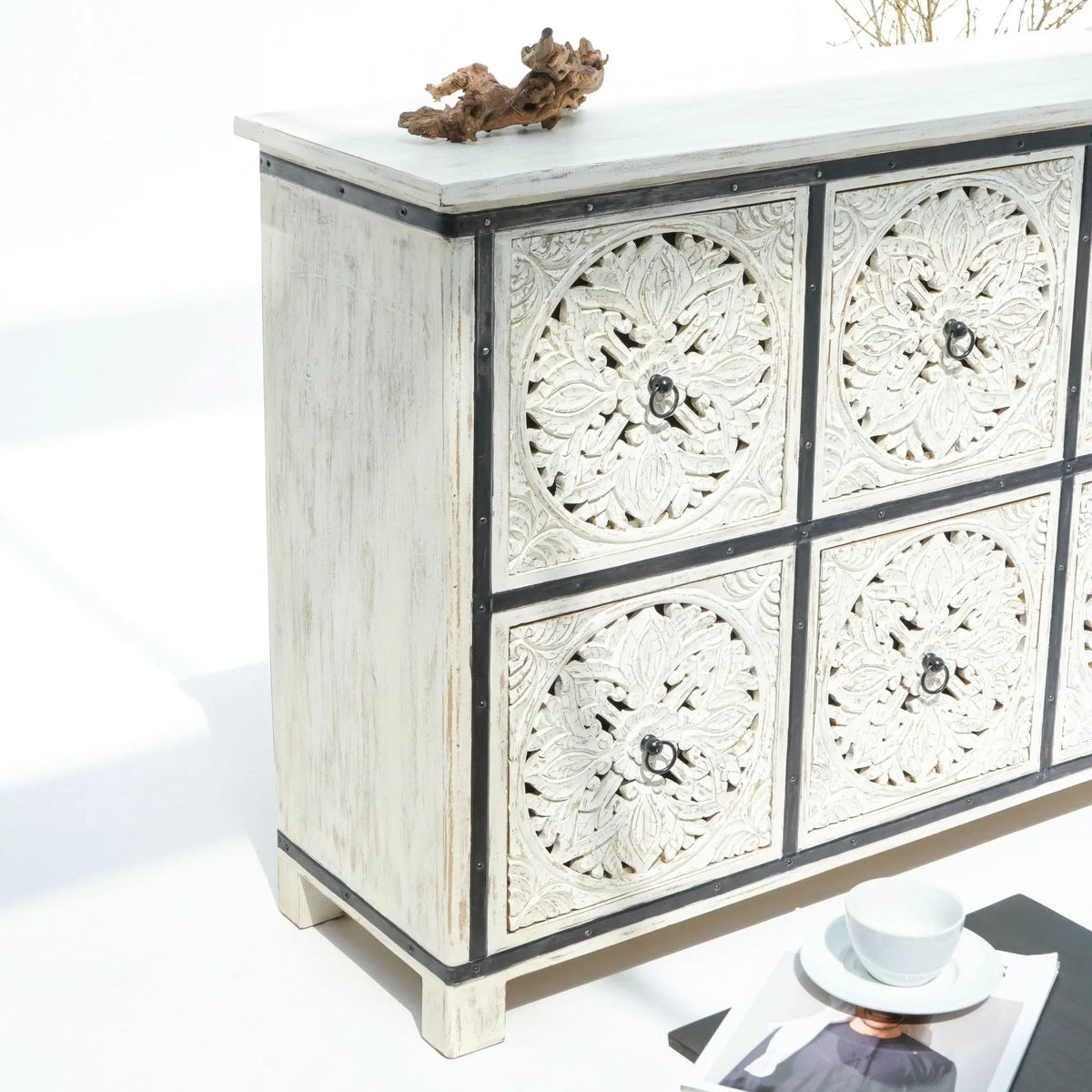 Atherton Six Drawer Chest of Drawers - Art and craft furniture