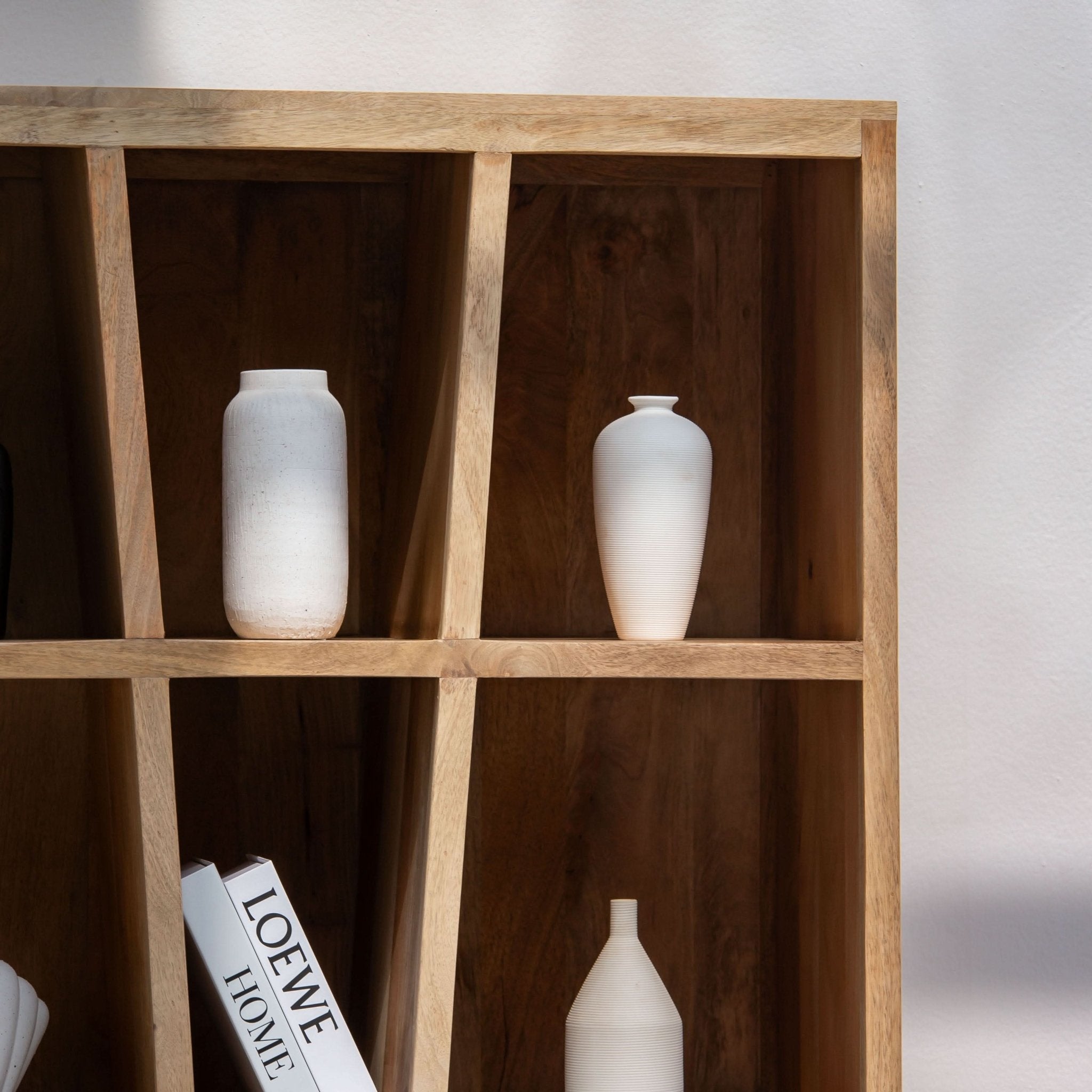 AUREVO WOODEN BOOKSHELF - Art and craft furniture