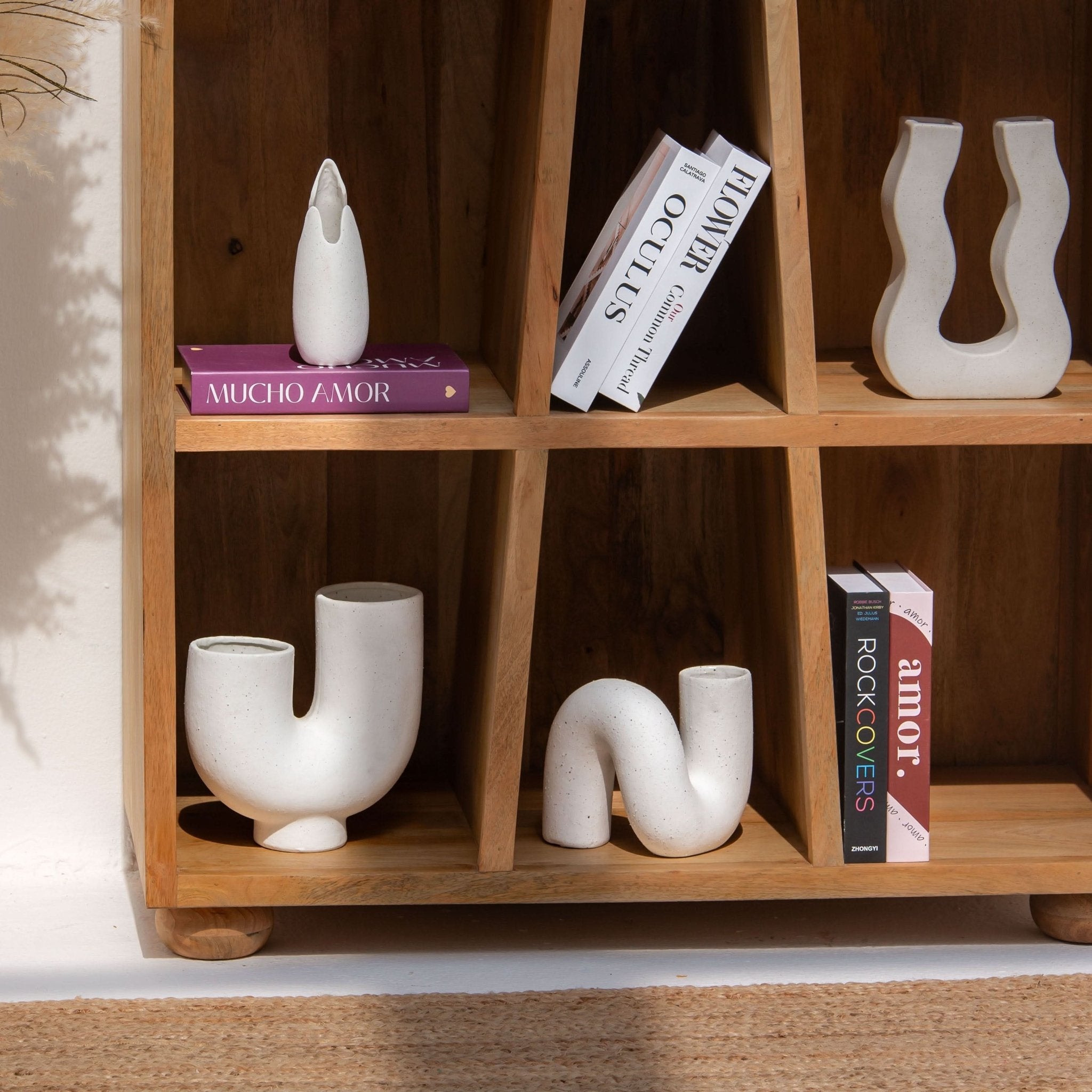 AUREVO WOODEN BOOKSHELF - Art and craft furniture