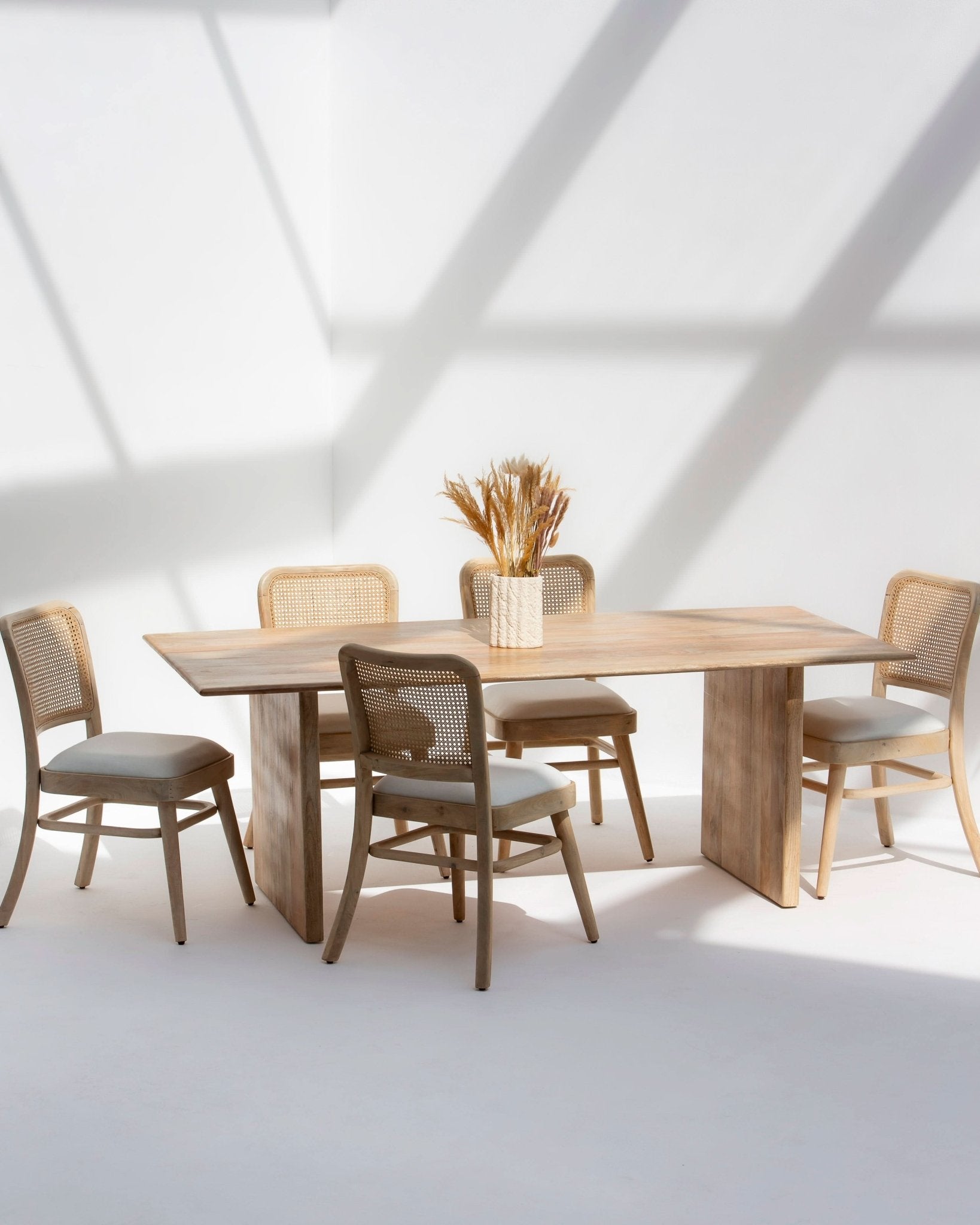 AUREVO WOODEN FOLDING DINING TABLE - Art and craft furniture