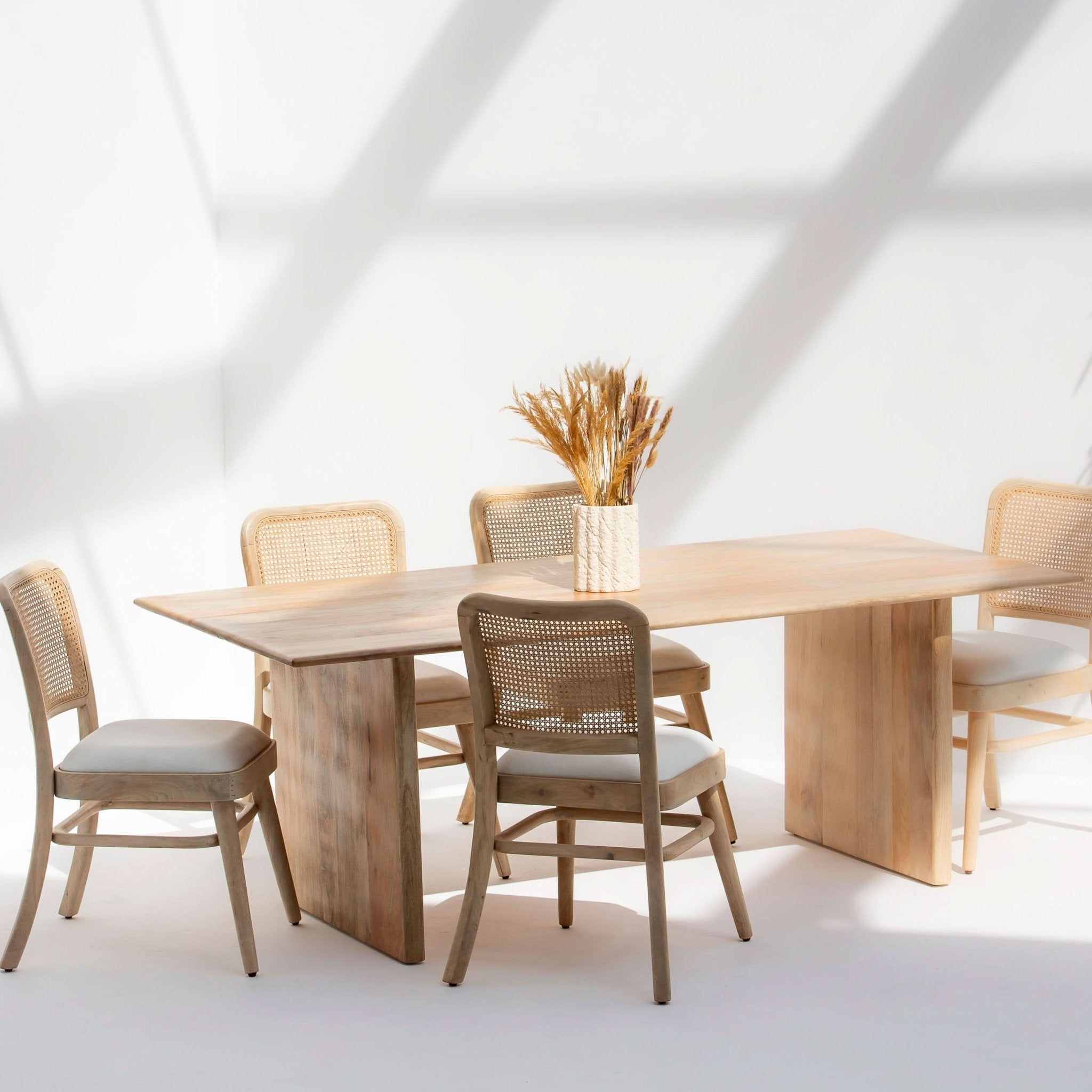 AUREVO WOODEN FOLDING DINING TABLE - Art and craft furniture