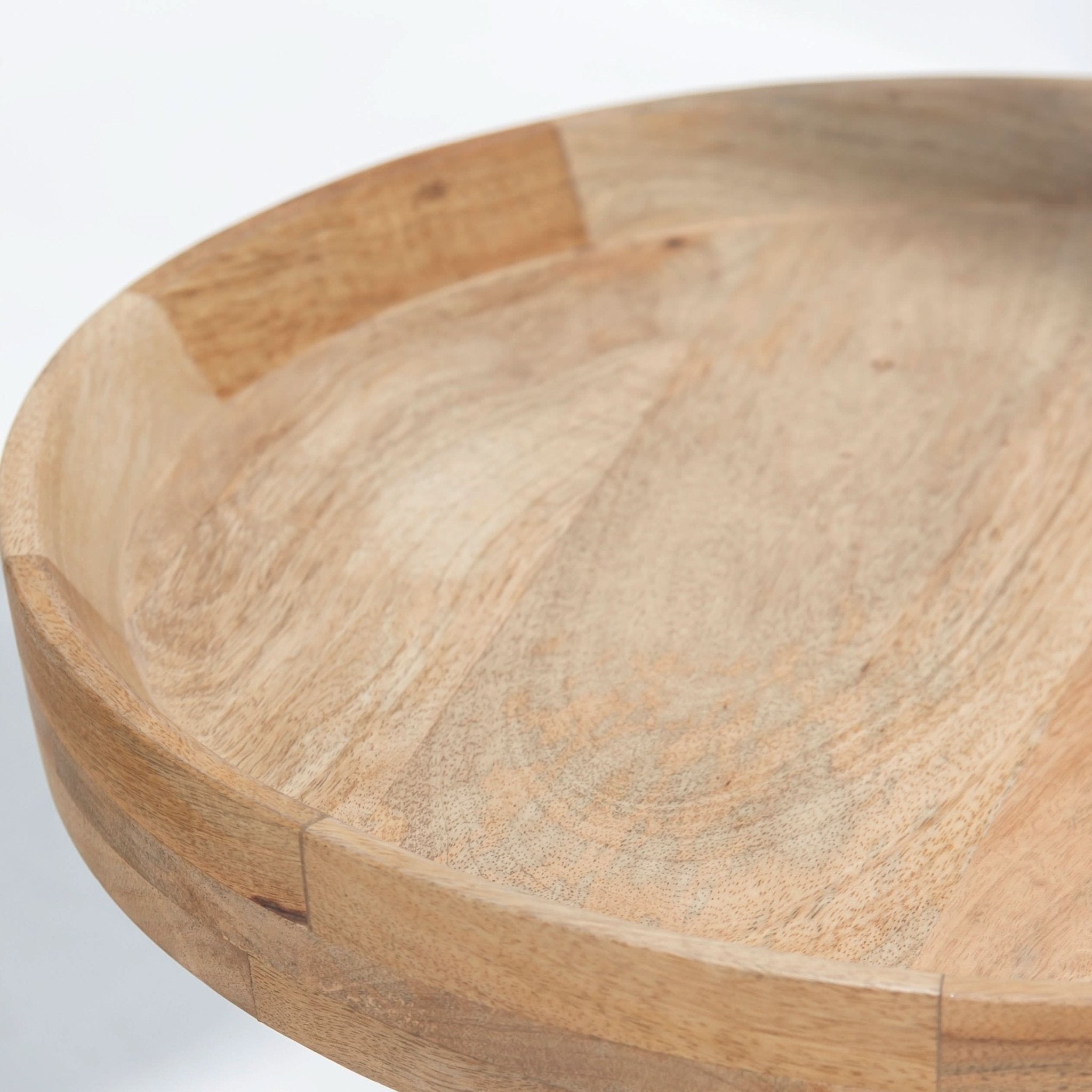 AUREVO WOODEN SIDE TABLE - Art and craft furniture