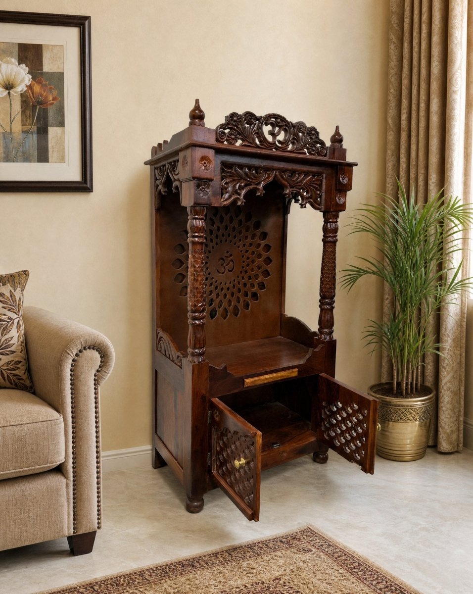 Avelia Wooden Temple - Art and craft furniture