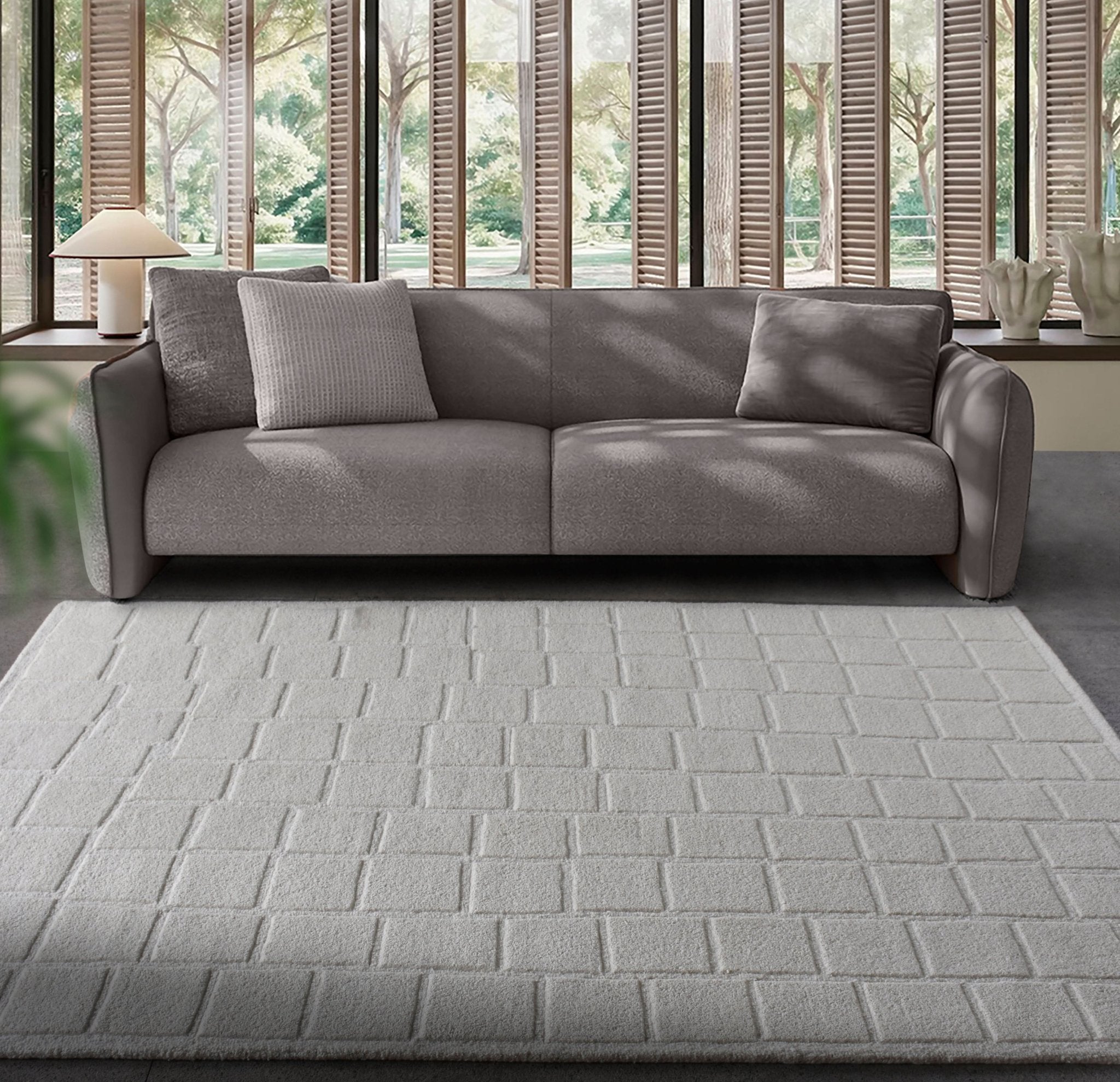 BALCONA HAND TUFTED WOOL CARPET - Art and craft furniture