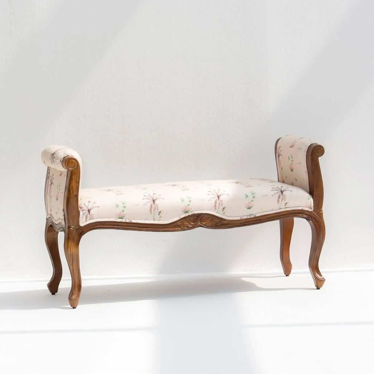 Barcelona Wooden Crafted Bench - Art and craft furniture